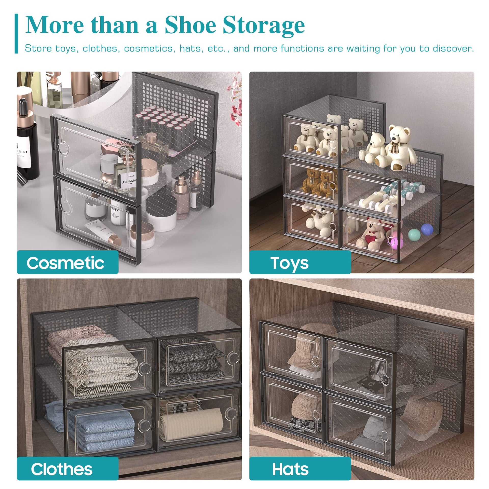12 Pack Large Shoe Boxes (12 Count)