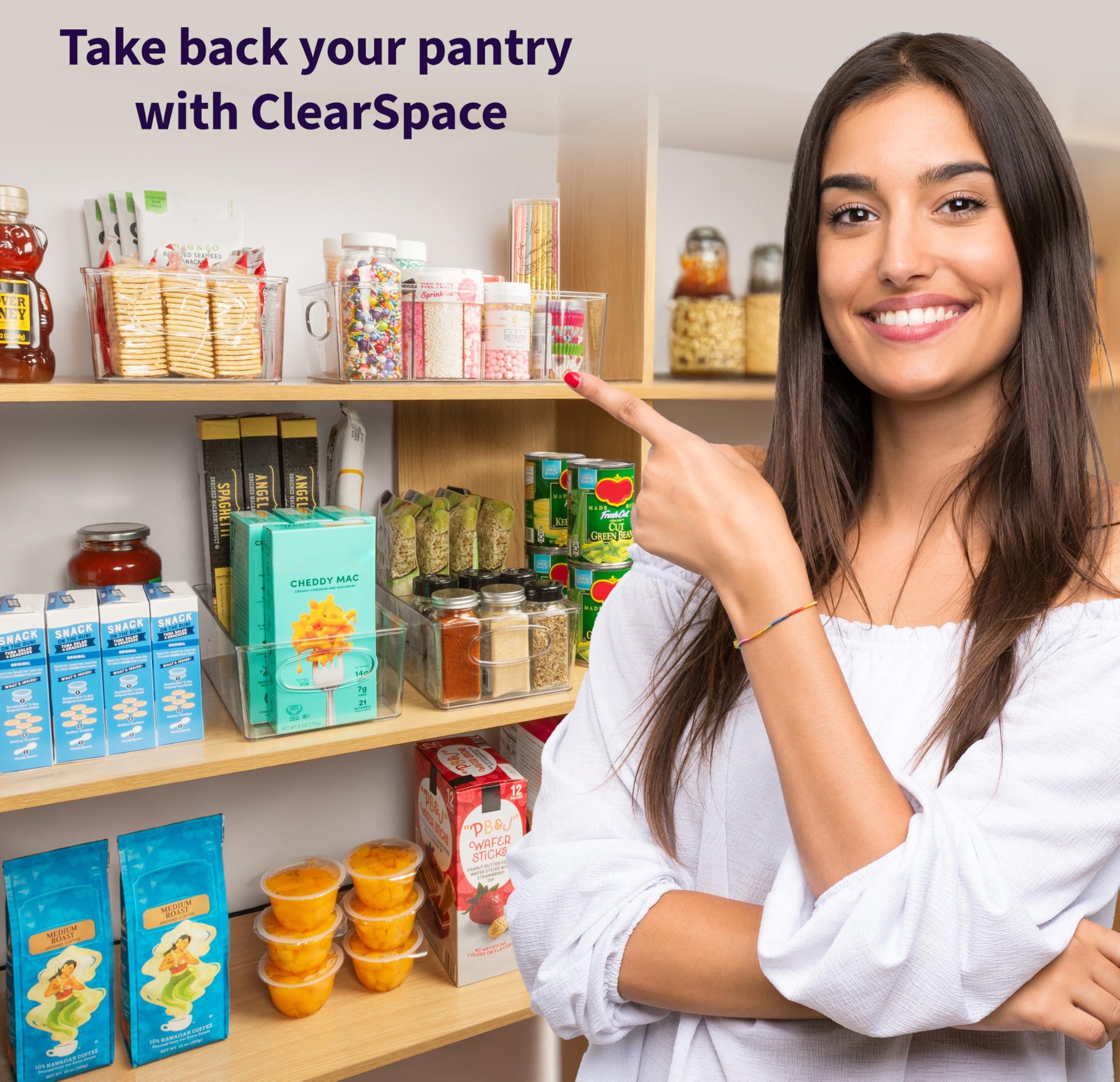 Pantry Organizers and Storage and Cabinet Organizer (2 Count)