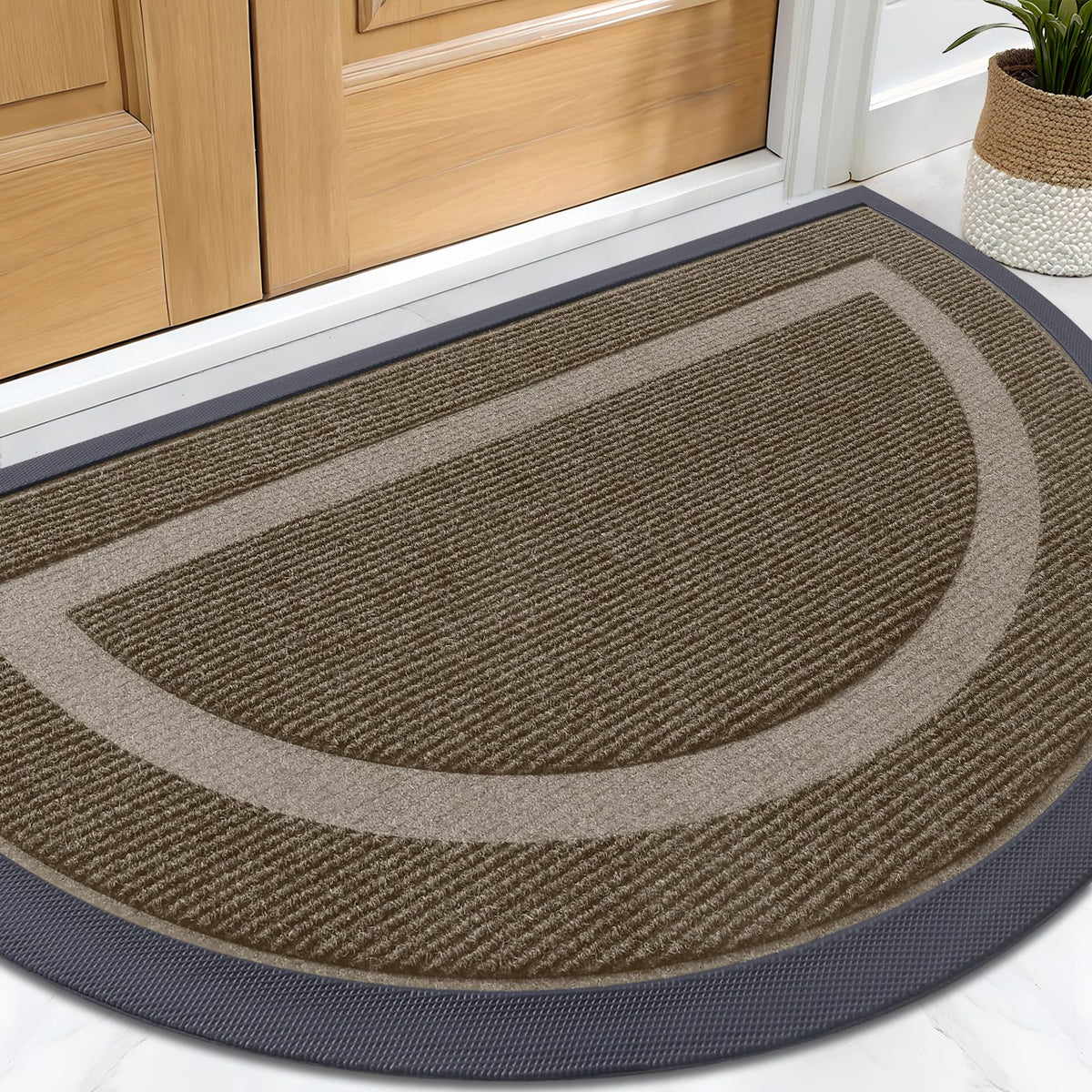 Half Circle Front Door Mat Outside 59x34 All