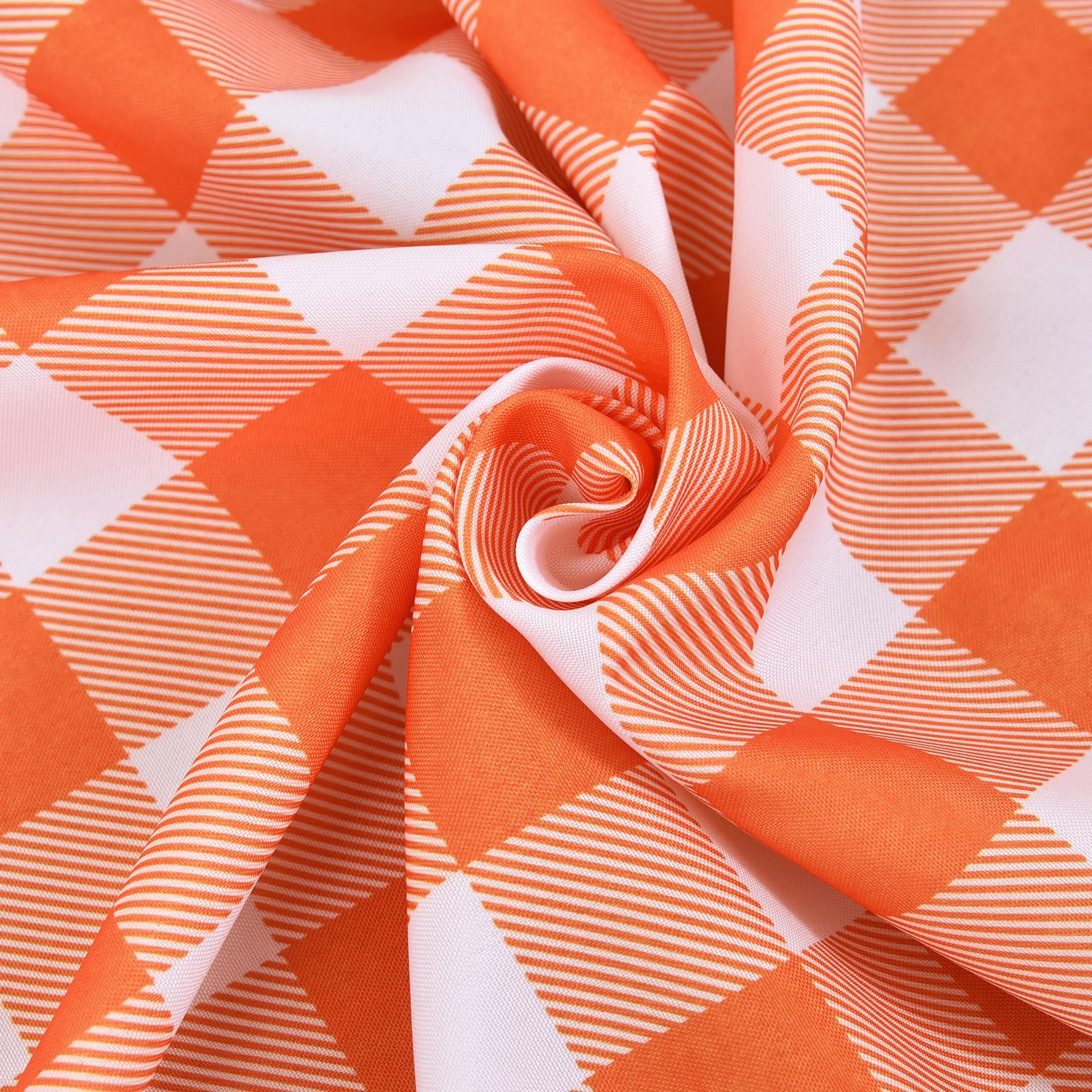Waterproof Plaid Tablecloth Fabric