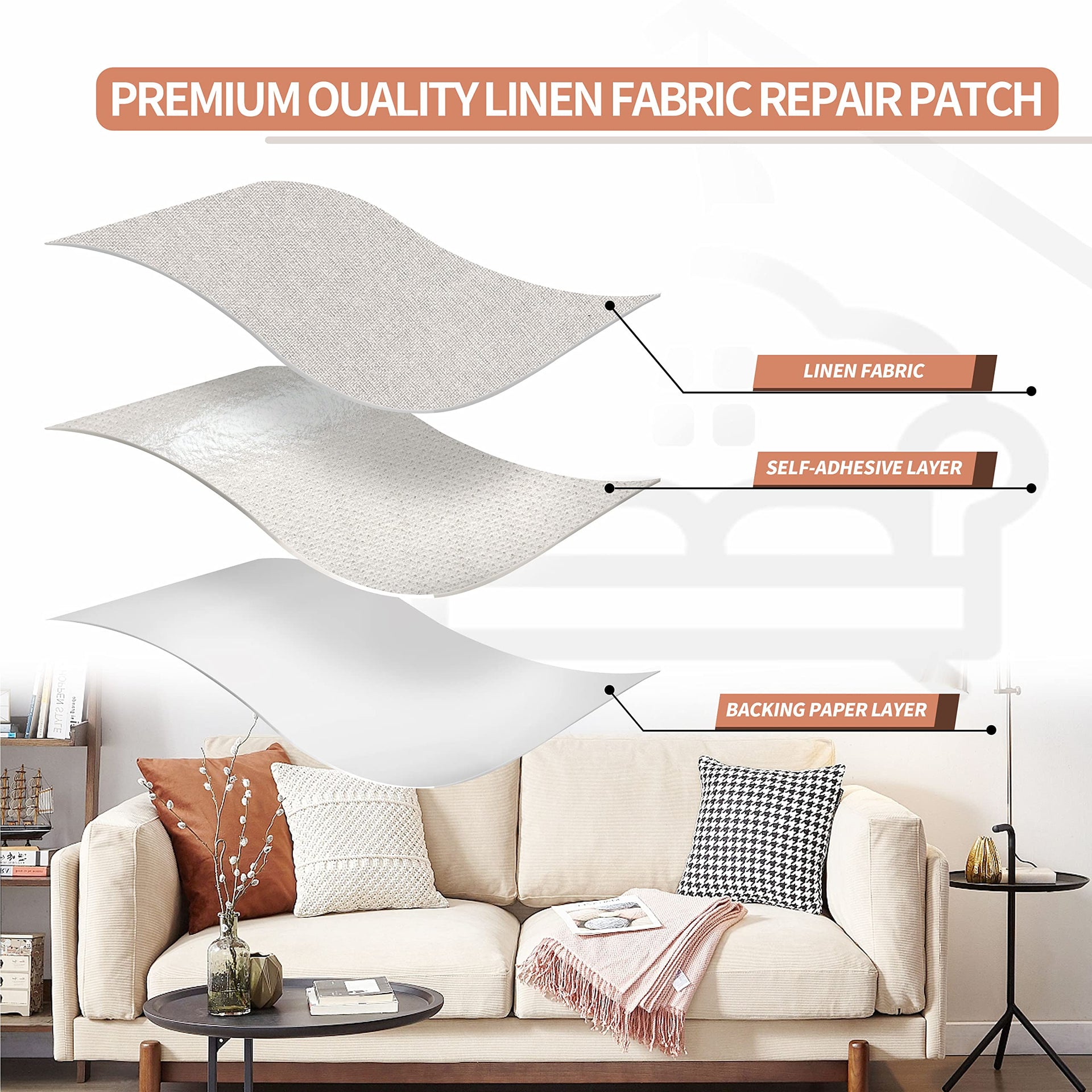 Fine Linen Fabric Patches