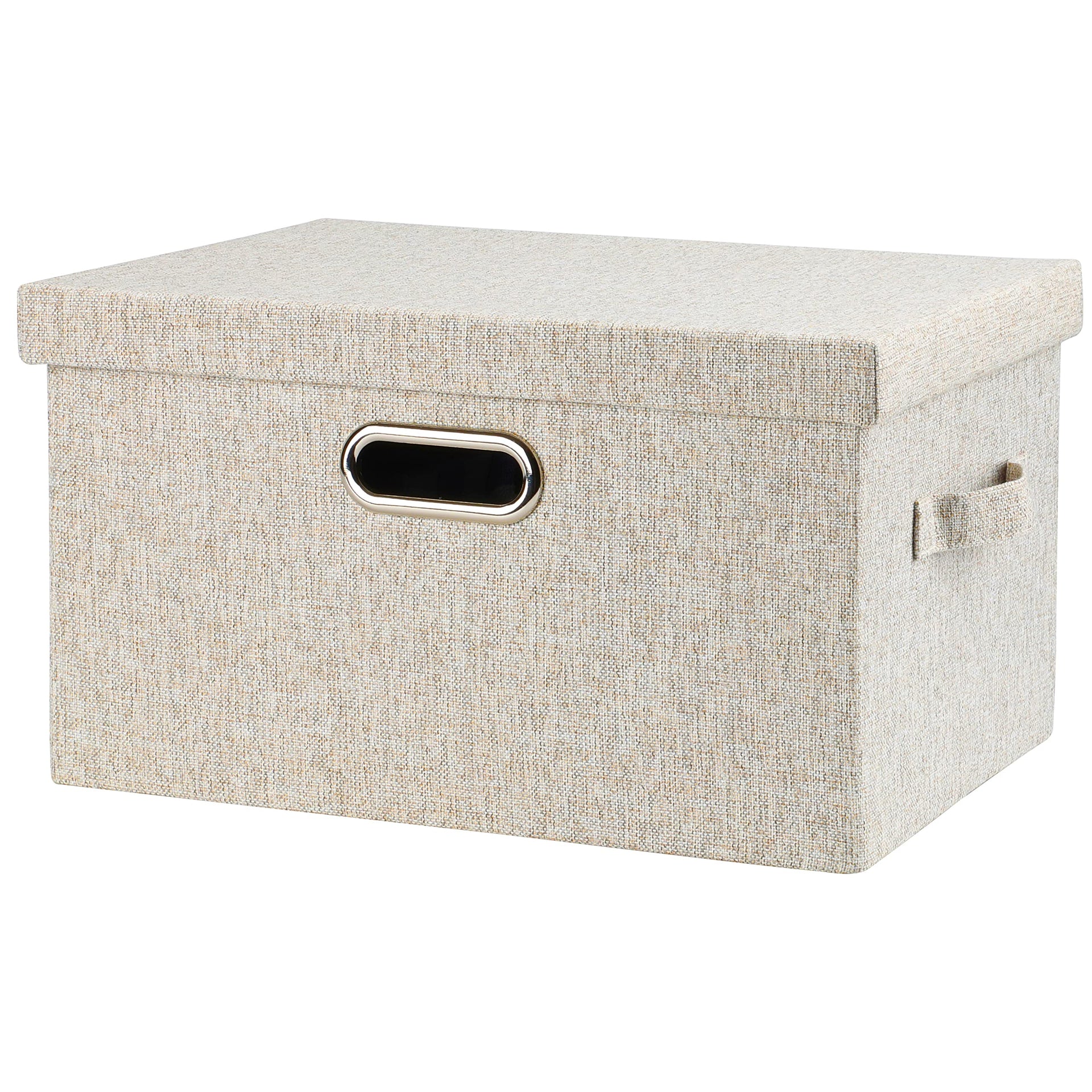 Medium 15" 21 Quart Collapsible Stackable Storage Bins with Lids