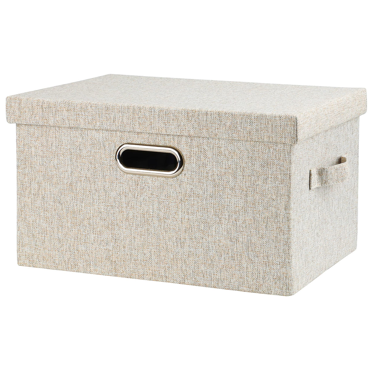 Medium 15" 21 Quart Collapsible Stackable Storage Bins with Lids