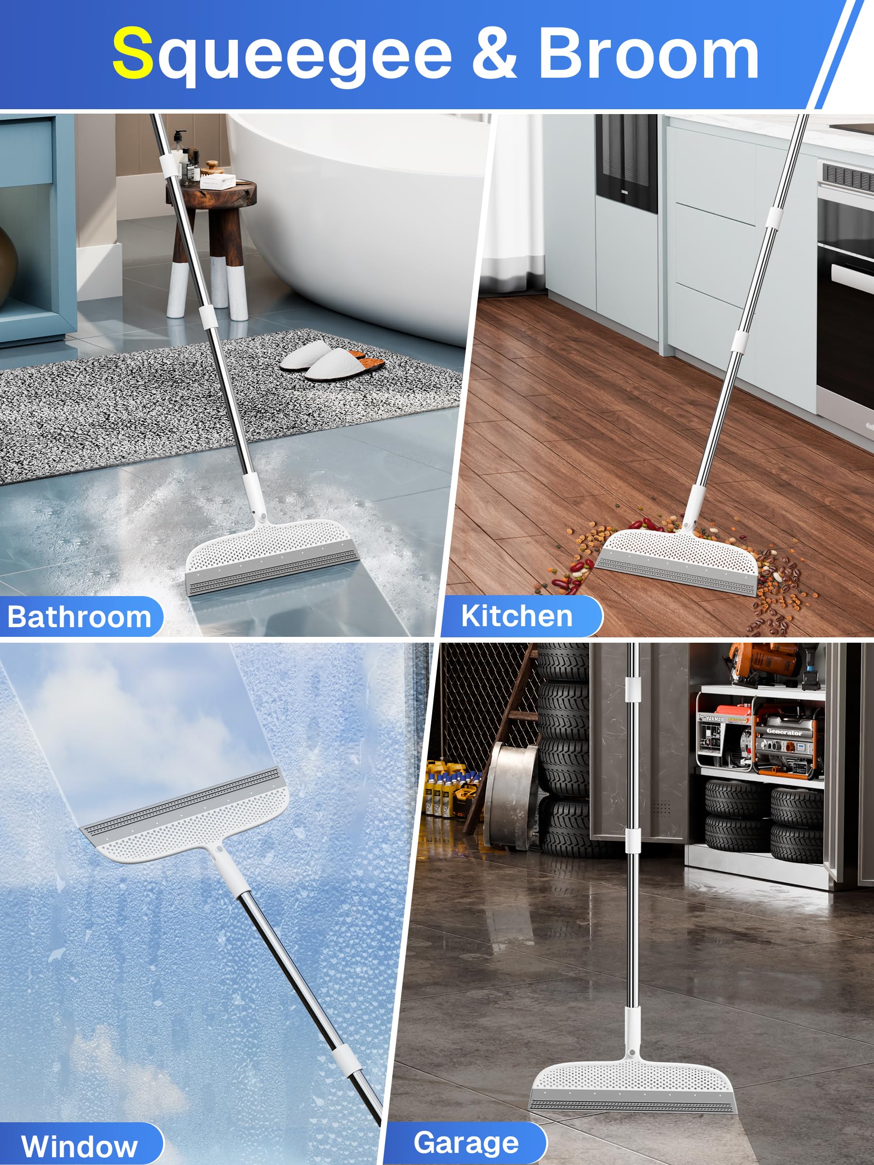 Silicone Floor Squeegee