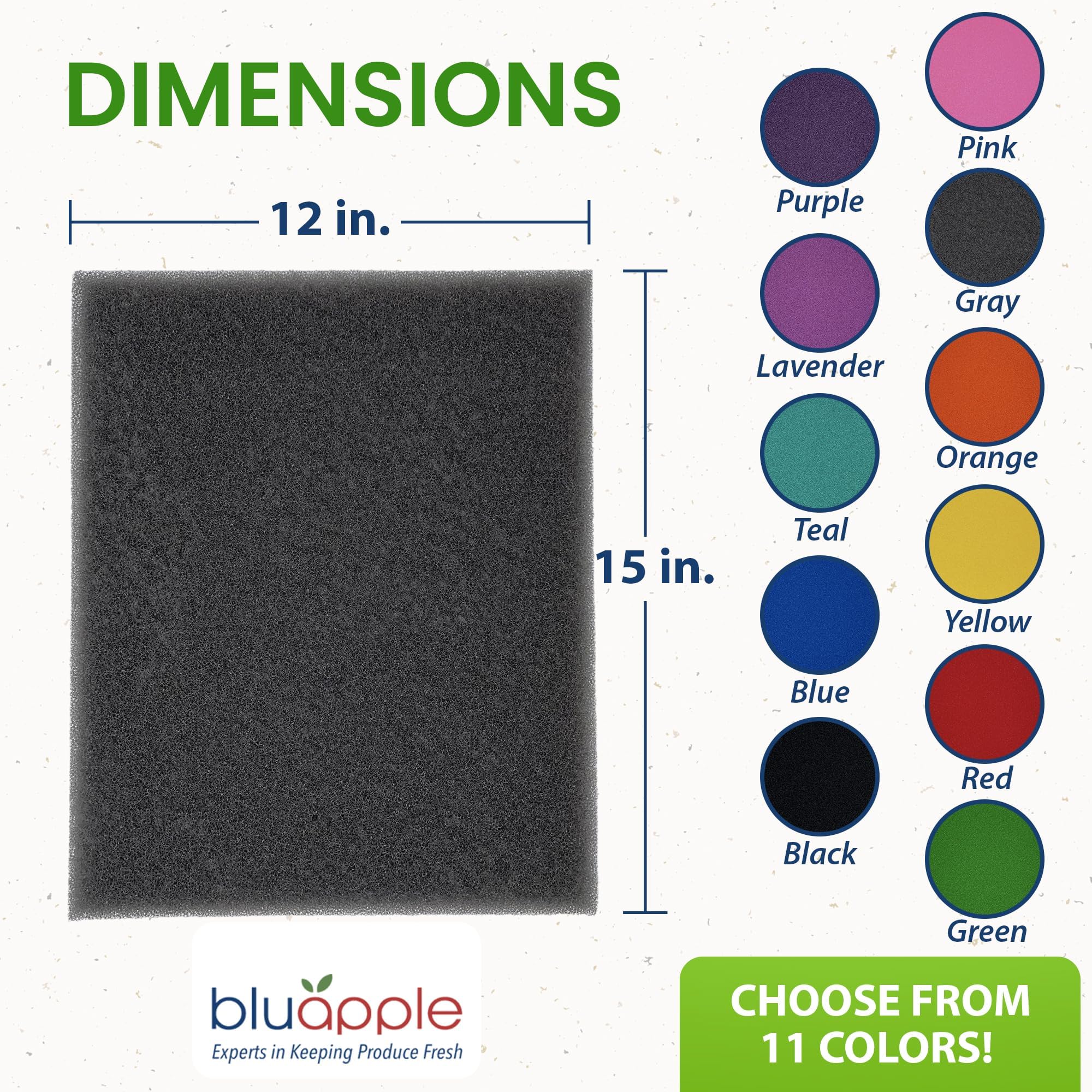 FreshMats Refrigerator Bin Liner (5 Sq Ft)