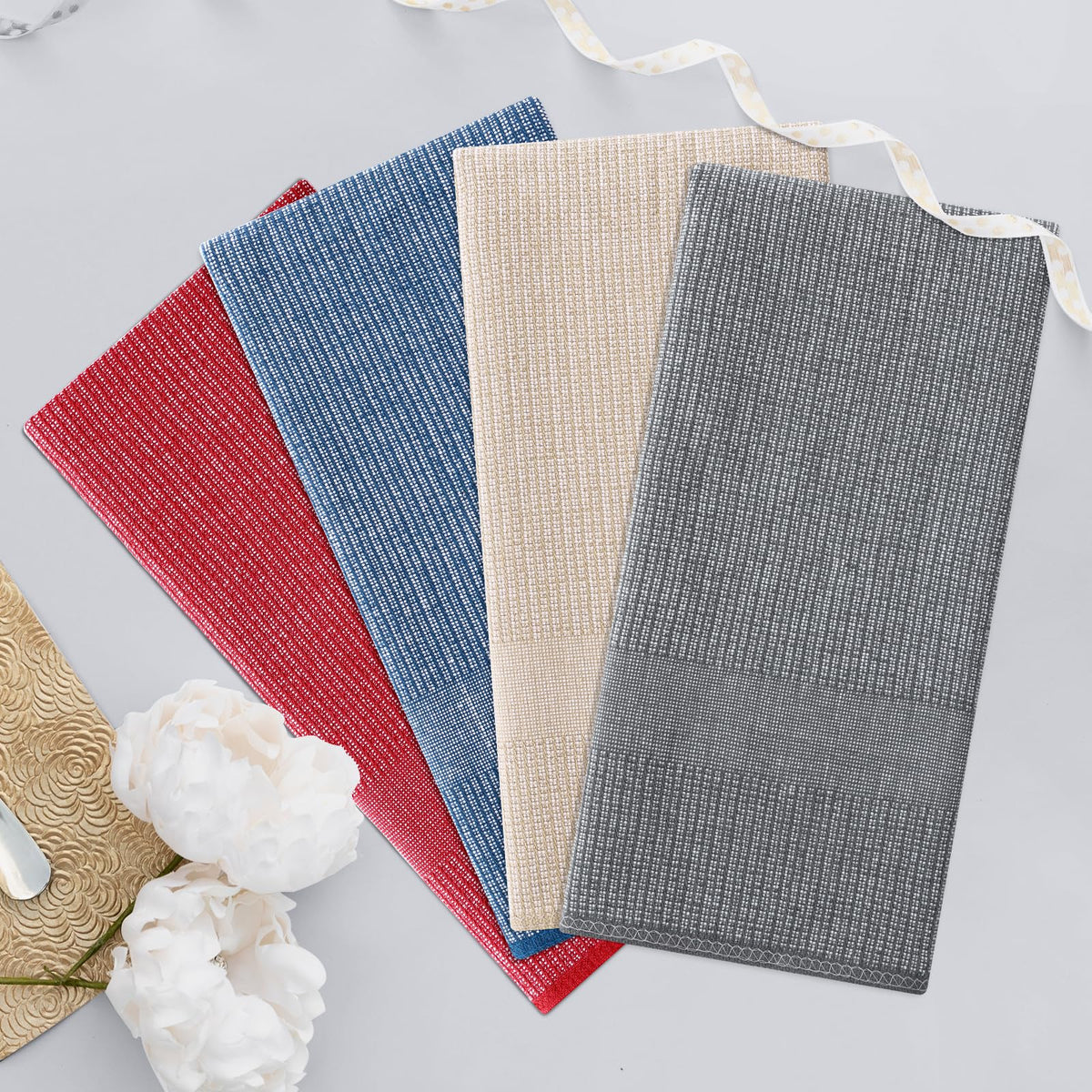 380 GSM Cotton Premium Kitchen Towels 6 Pack (6 Count)