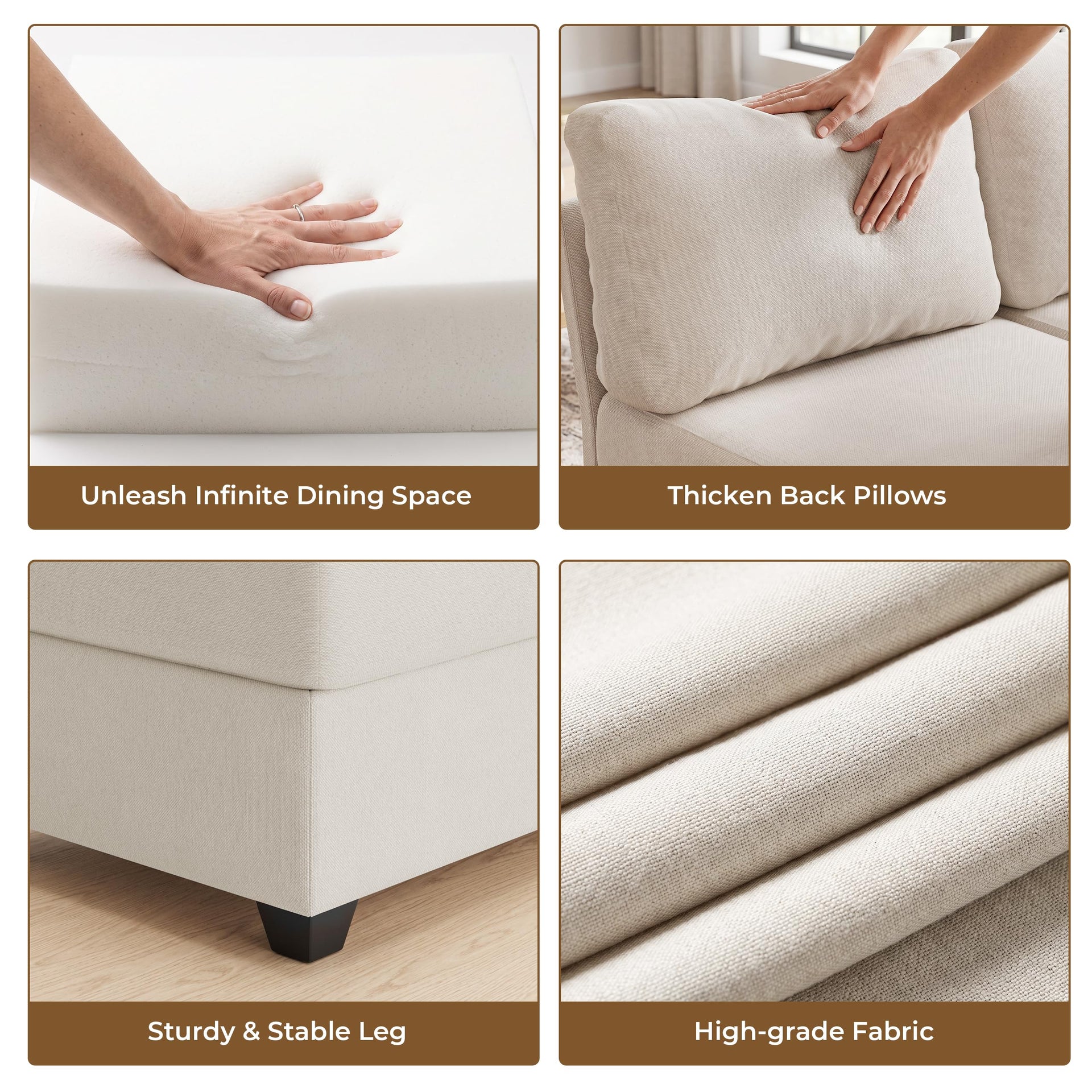 Breakfast Nook Bench with Storage