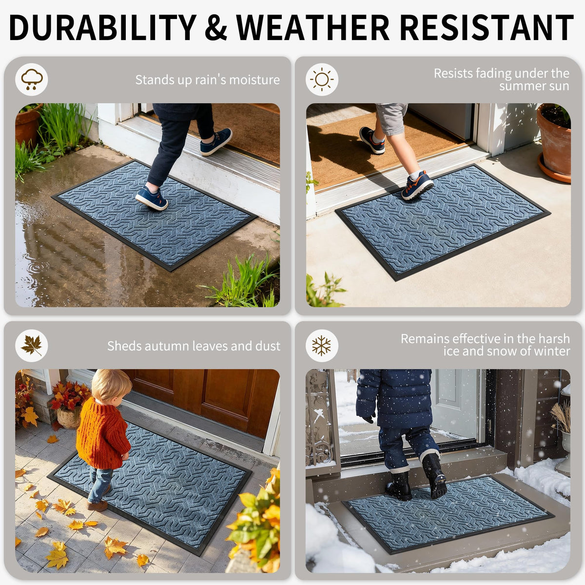 Extra Large Door Mat Outside Entrance 60x36