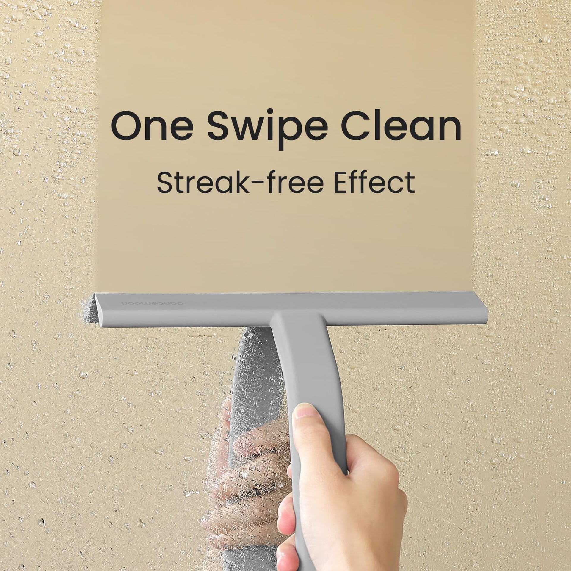 JustHang Shower Squeegee with Built