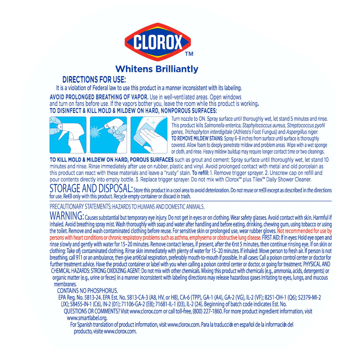 Plus Tilex Mold and Mildew Remover with Bleach (96 Fl Oz)