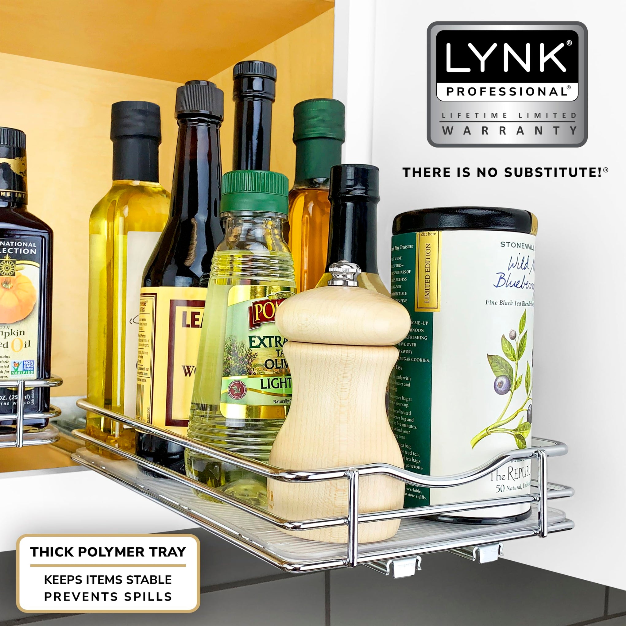 Pull Out Spice Organization for Cabinets