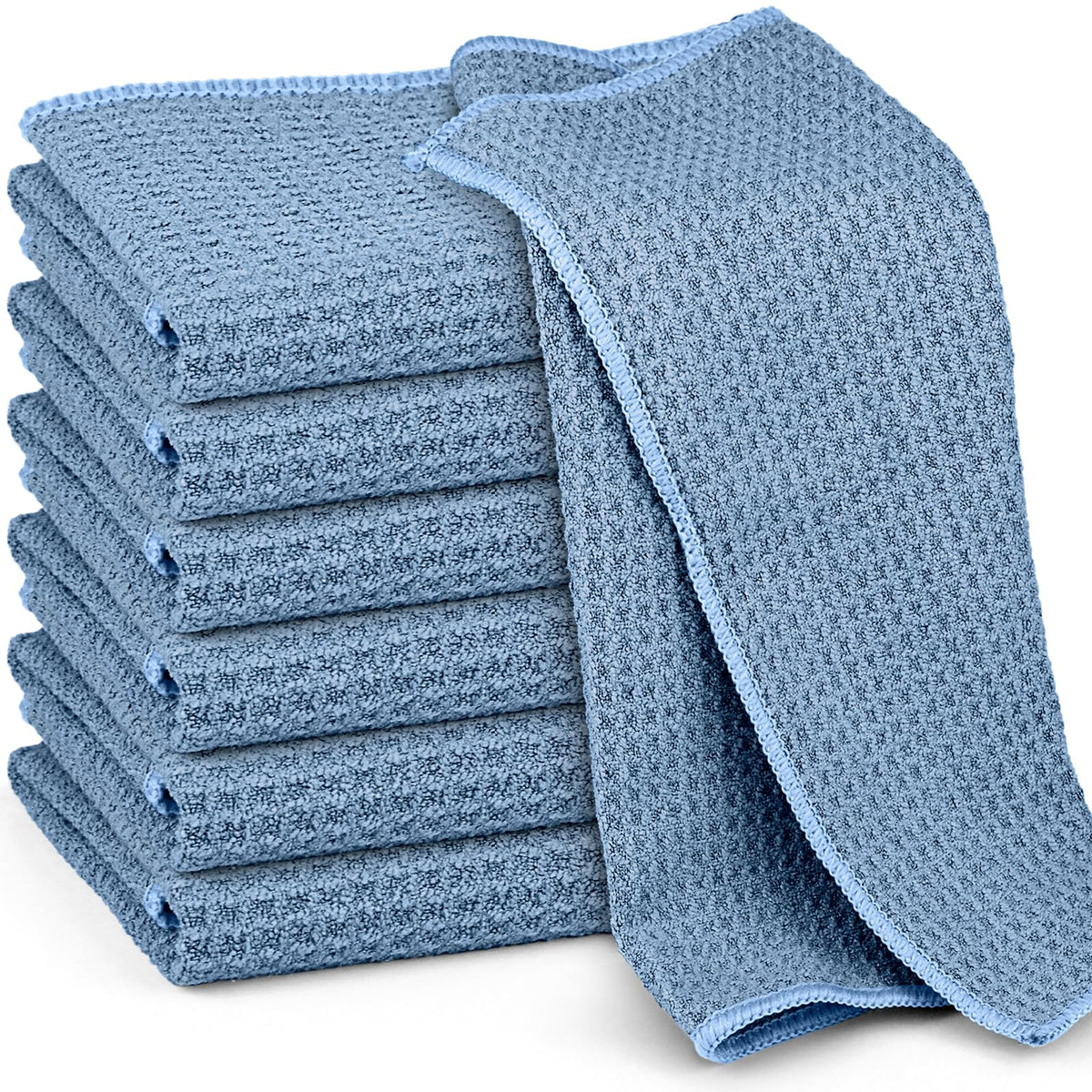 Microfiber Cleaning Cloth Lint Free Glass Polish (6 Count)