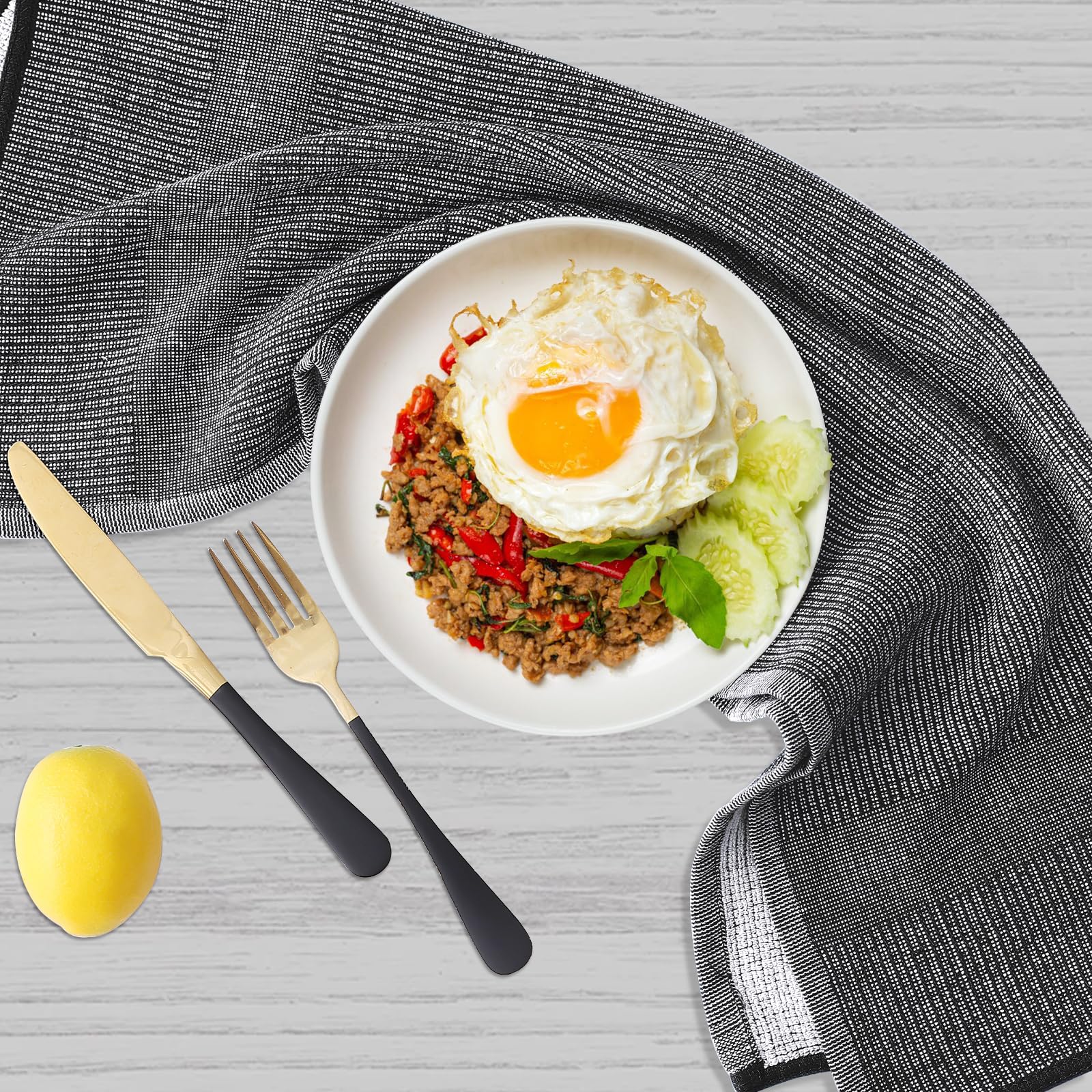 380 GSM Cotton Premium Kitchen Towels 3 Pack (3 Count)