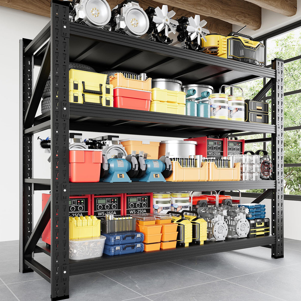 3000LBS Storage Shelves (4 Count)