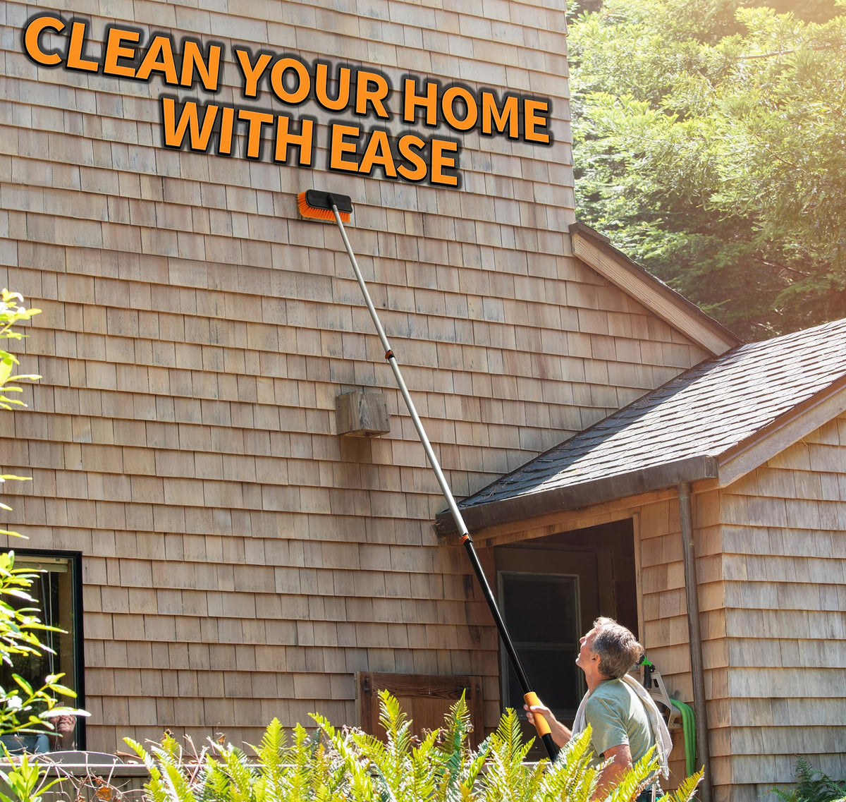 30 Foot High Reach Telescoping Duster Kit with 5