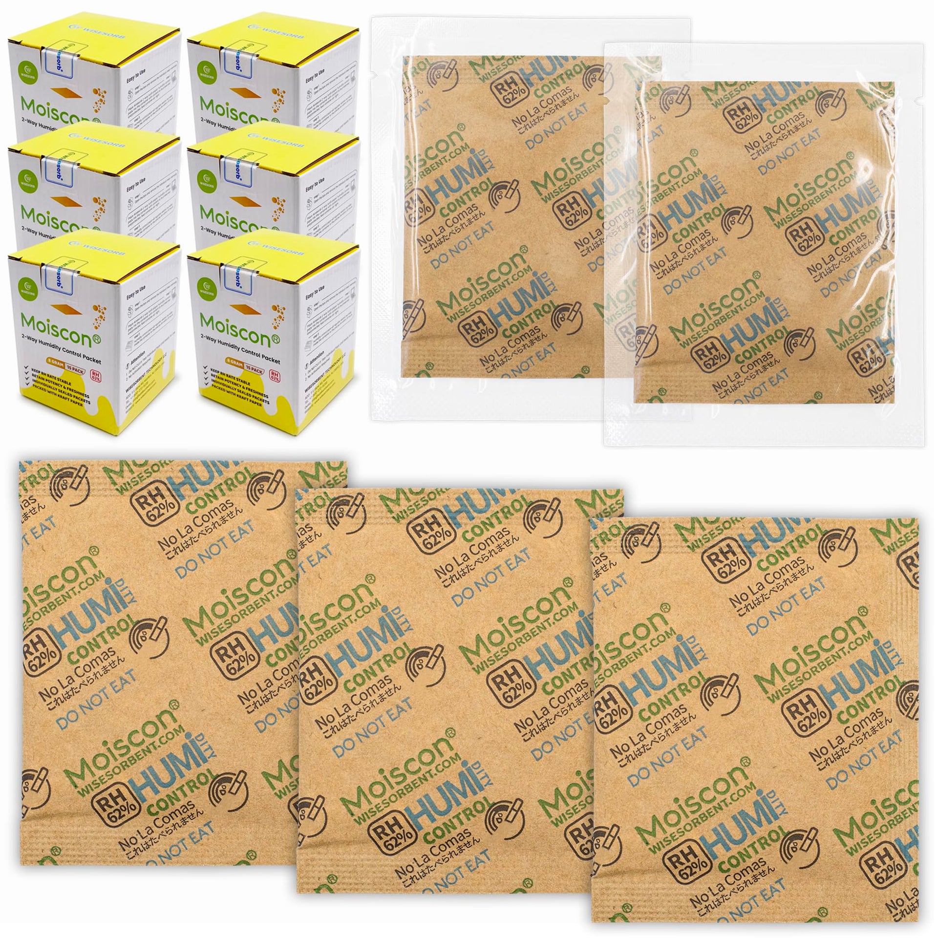 90 Pack 62% RH 8 Gram Two