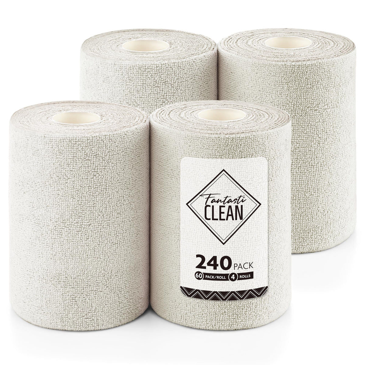 Microfiber Cleaning Cloth Roll (240 Count) - ModHome Supplies