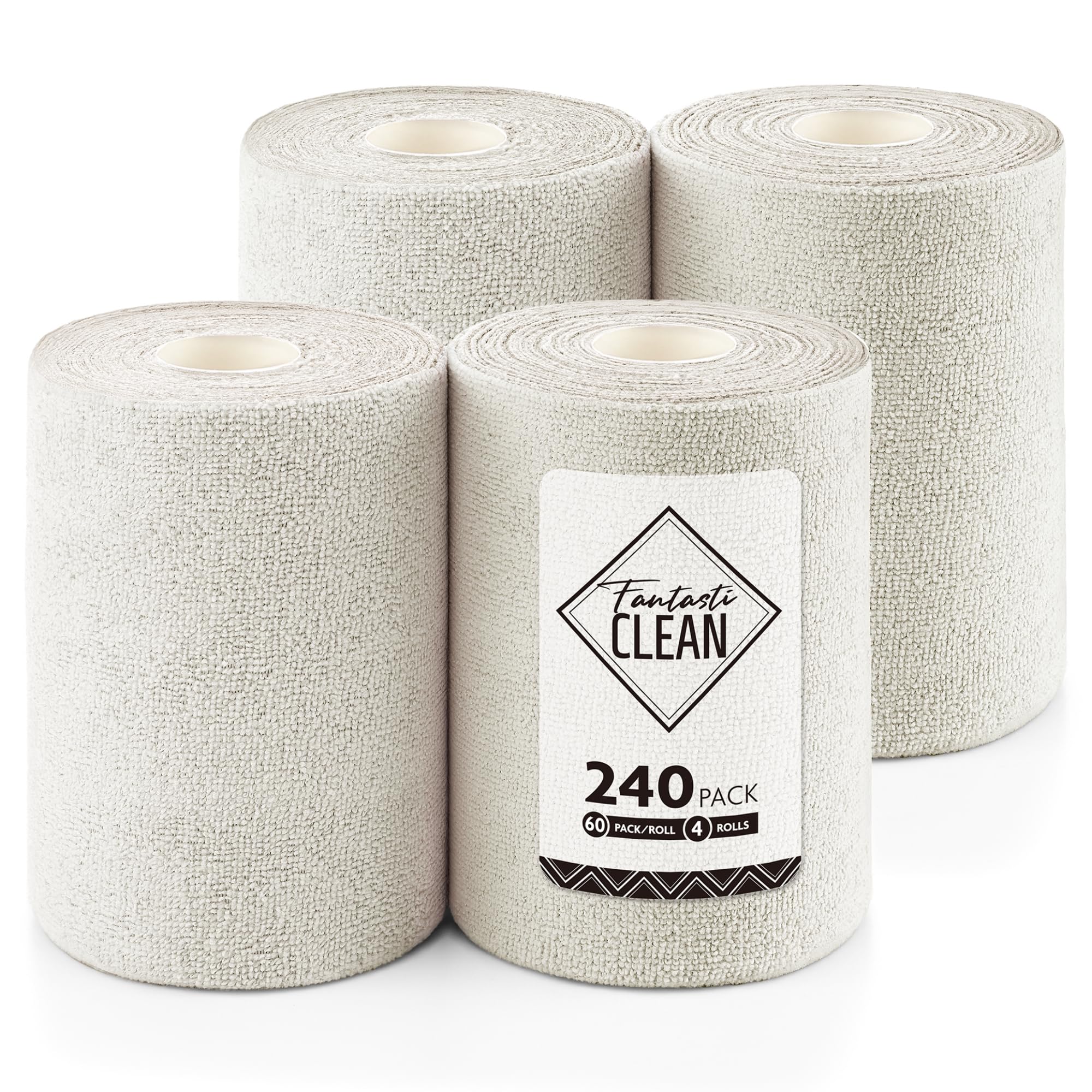 Microfiber Cleaning Cloth Roll (240 Count) - ModHome Supplies