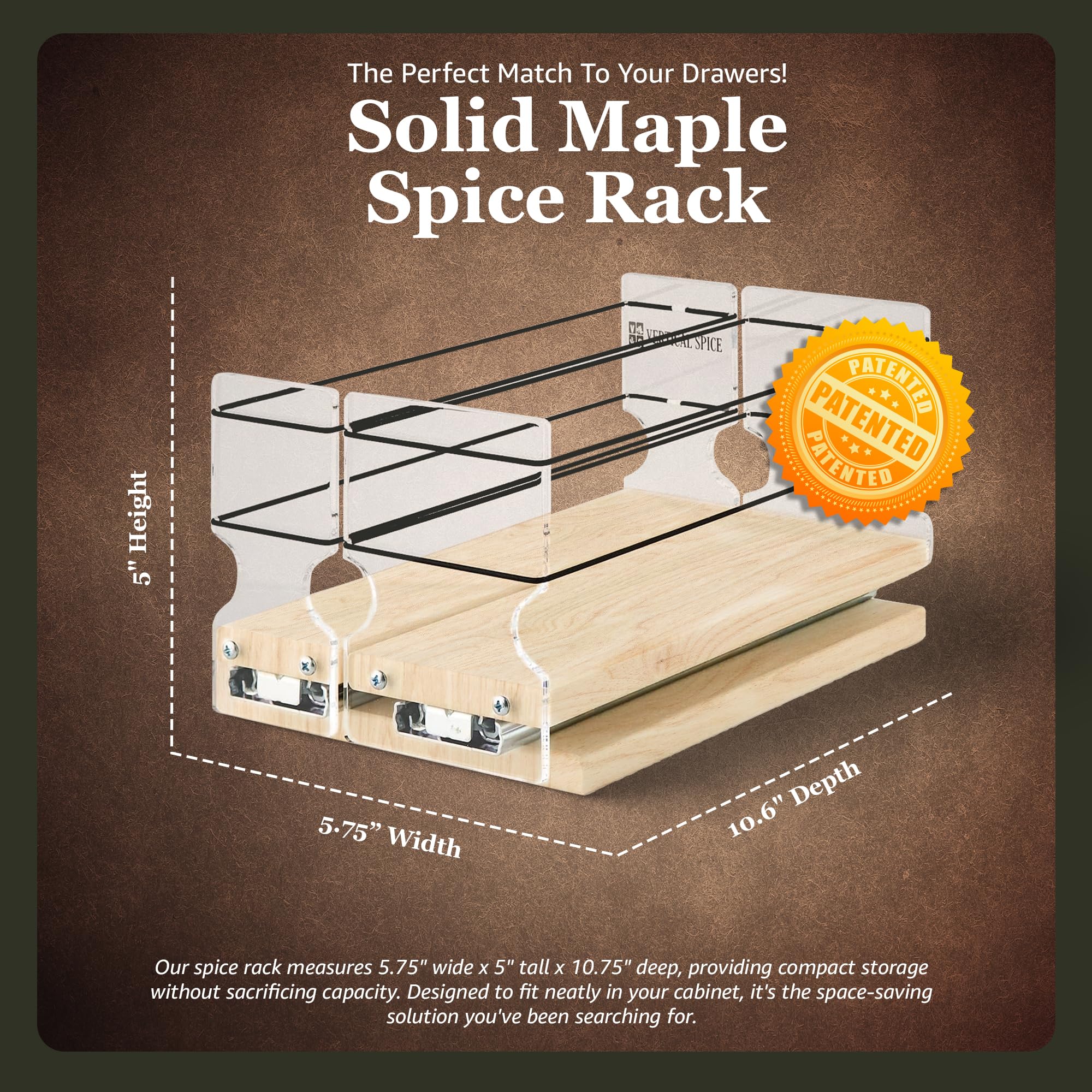 Combo Spice Rack Drawer