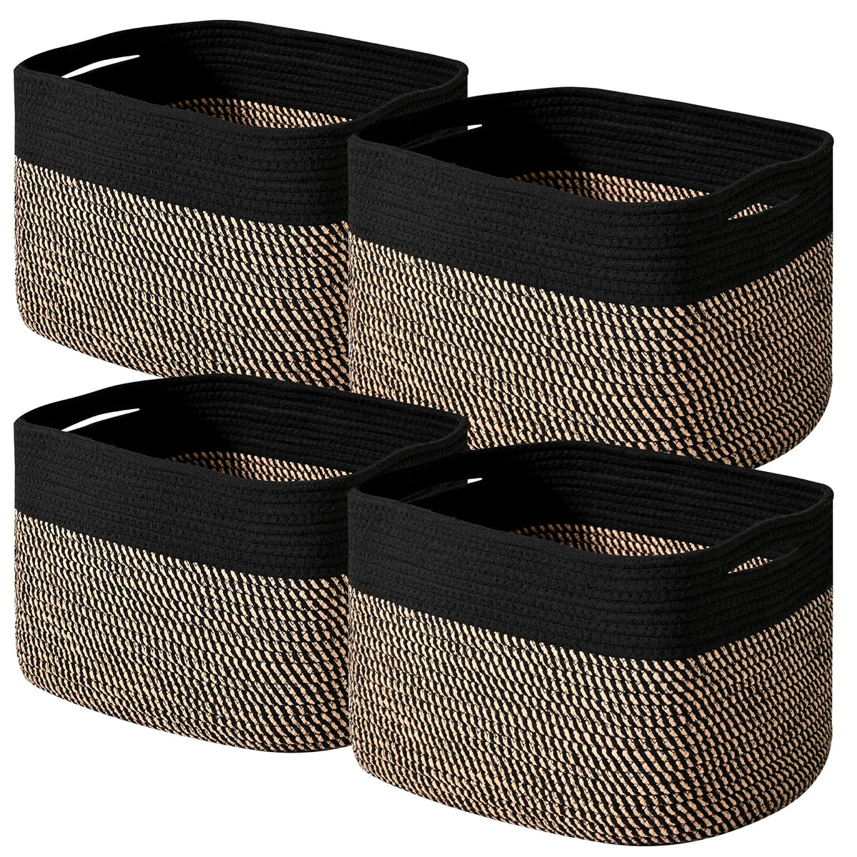 Storage Baskets for Shelves Organizing (4 Count)
