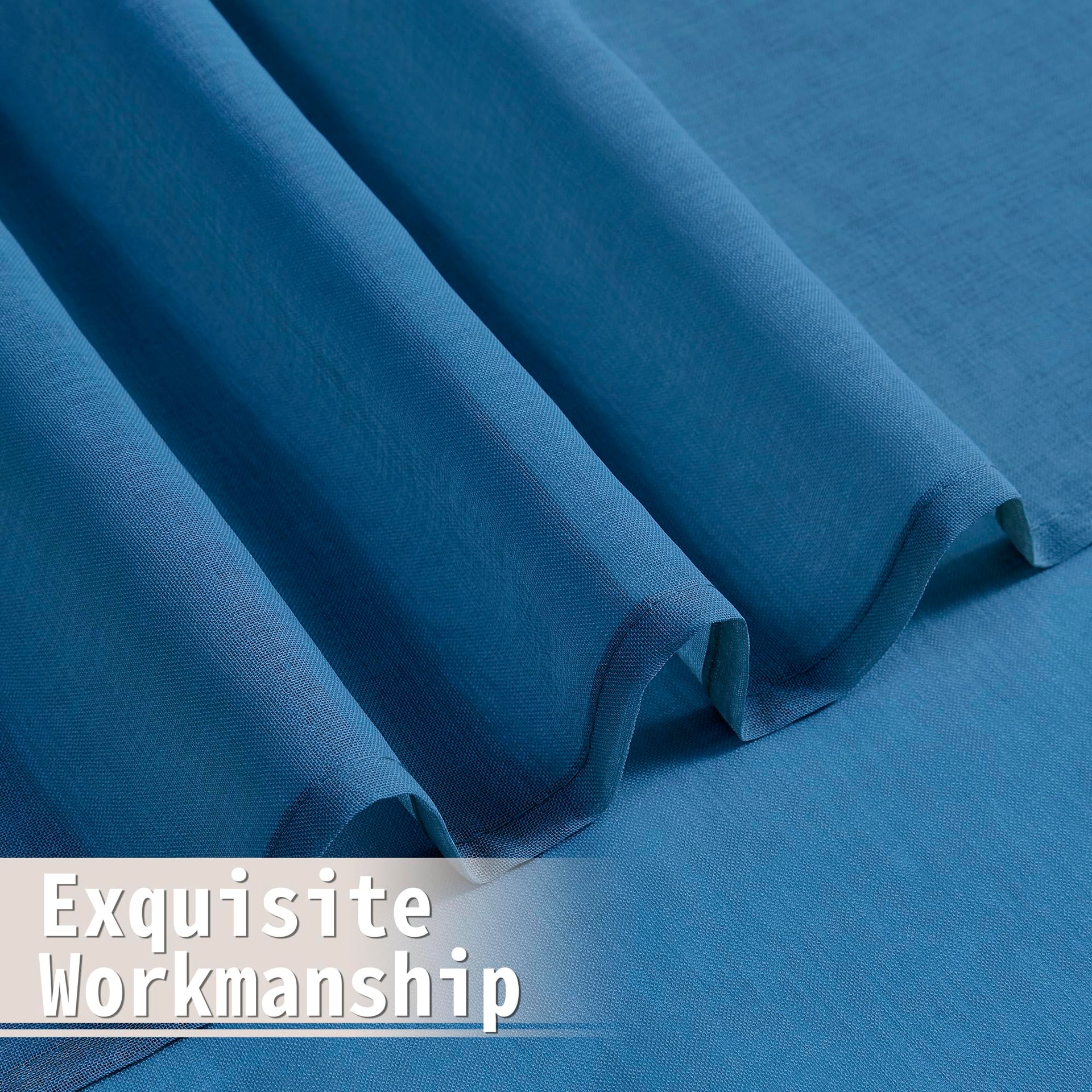 Sheer Door Curtains Closet Linen Textured Curtains Sheer Doorway Light Filtering Voile French Doors Rod Pocket Curtain Patio Glass Door