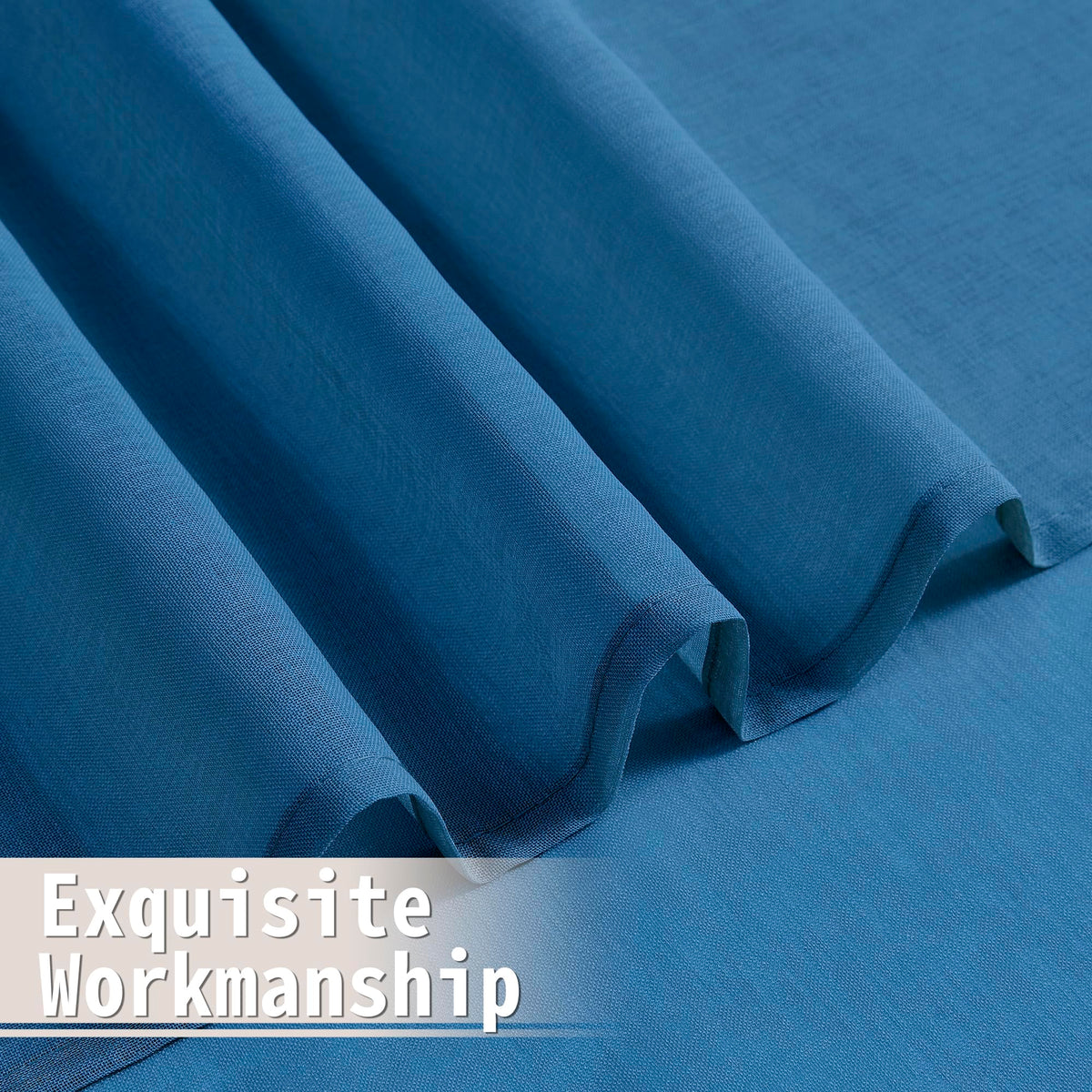Sheer Door Curtains Closet Linen Textured Curtain Sheers Doorway Light Filtering Voile Patio Glass Door Rod Pocket Curtains French Doors