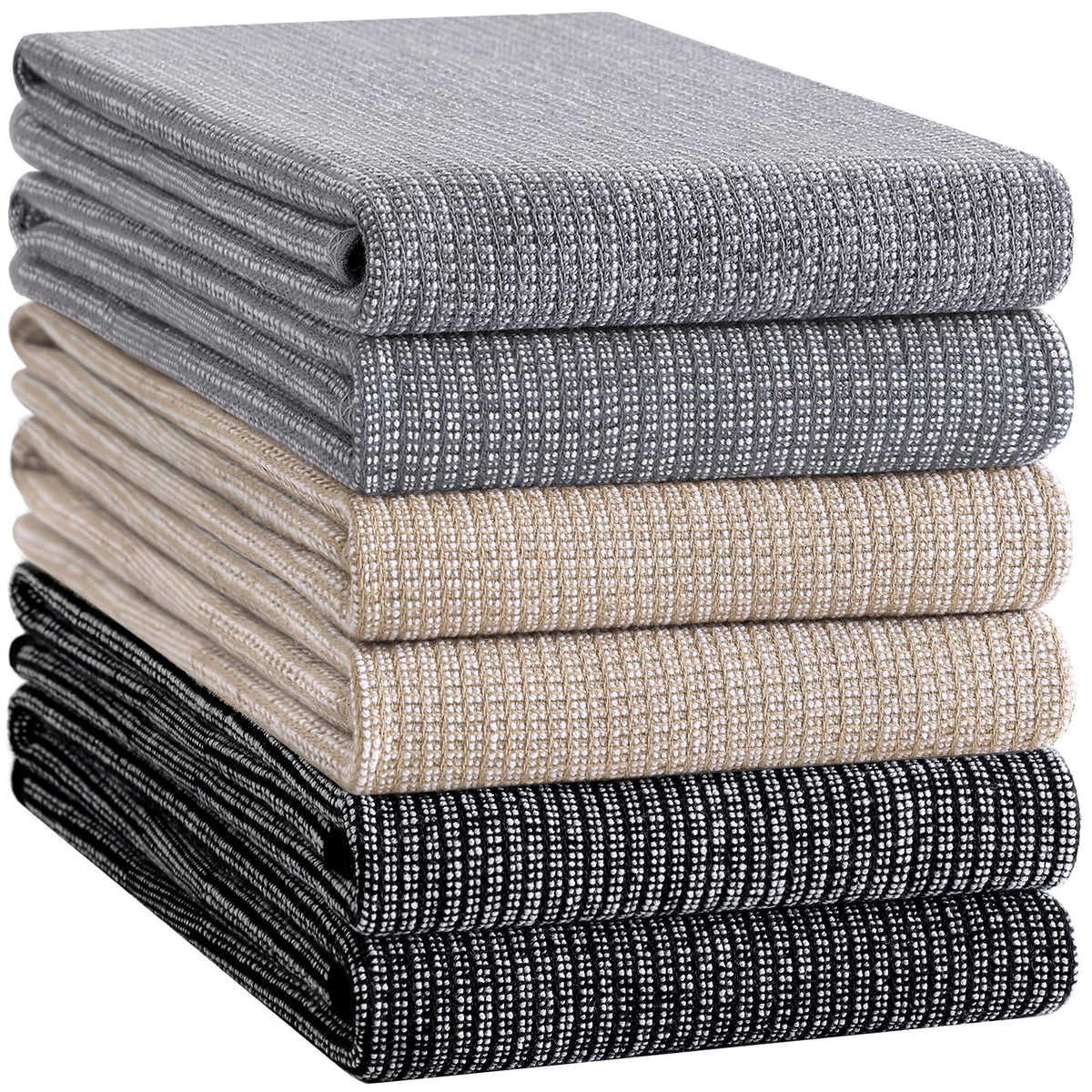 380 GSM Cotton Premium Kitchen Towels 6 Pack (6 Count)
