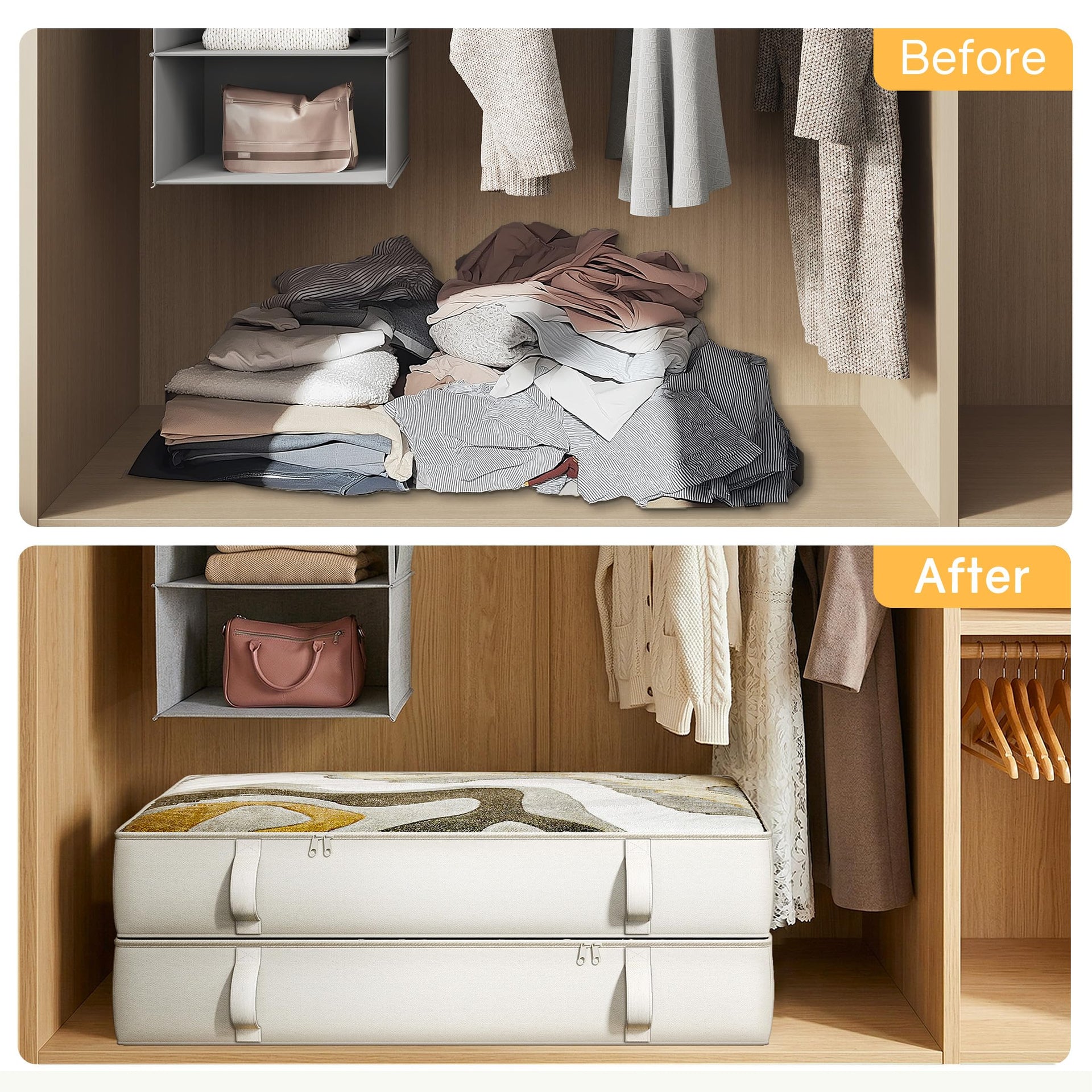 2 Pack Under Bed Storage Containers (2 Count)