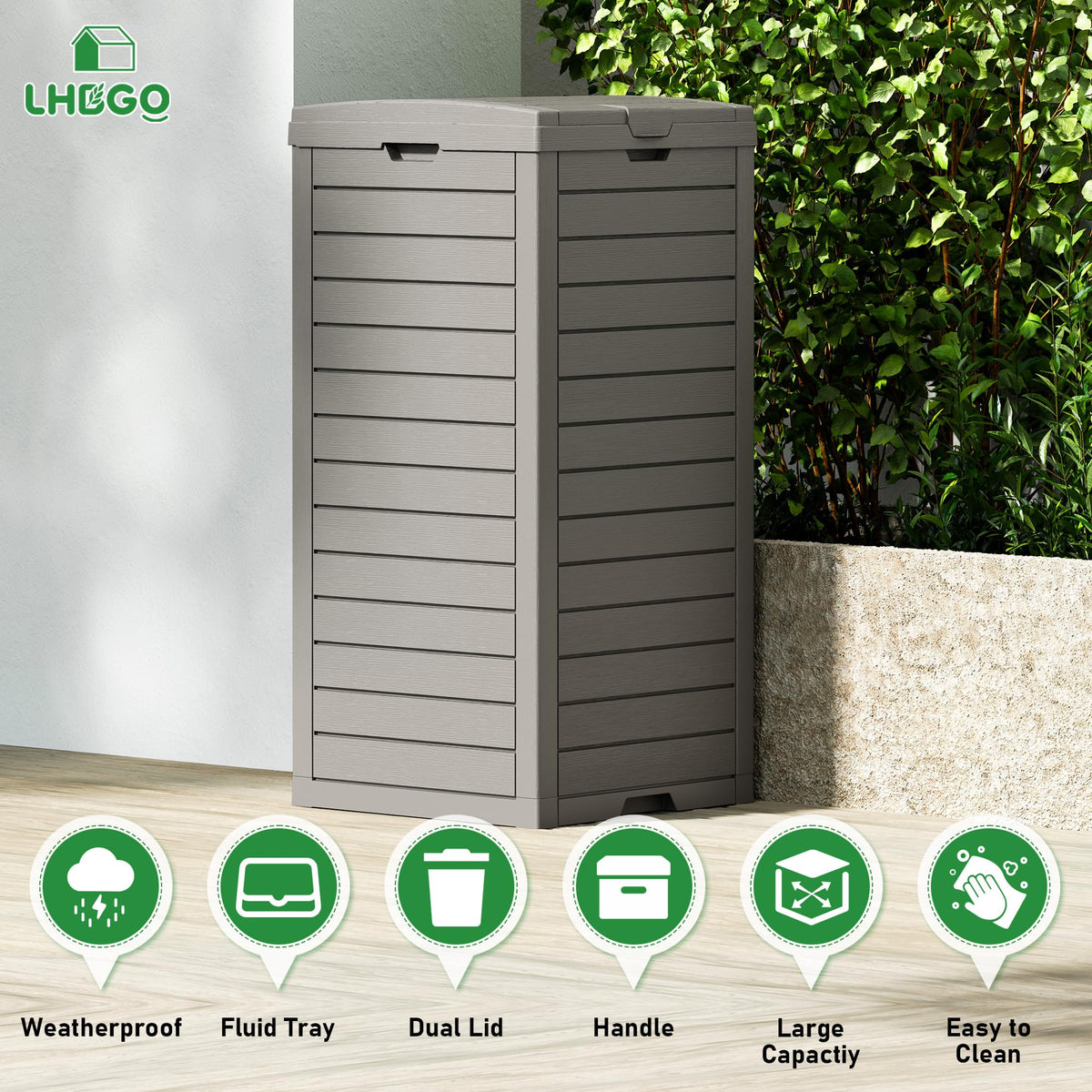 Outdoor Trash Can