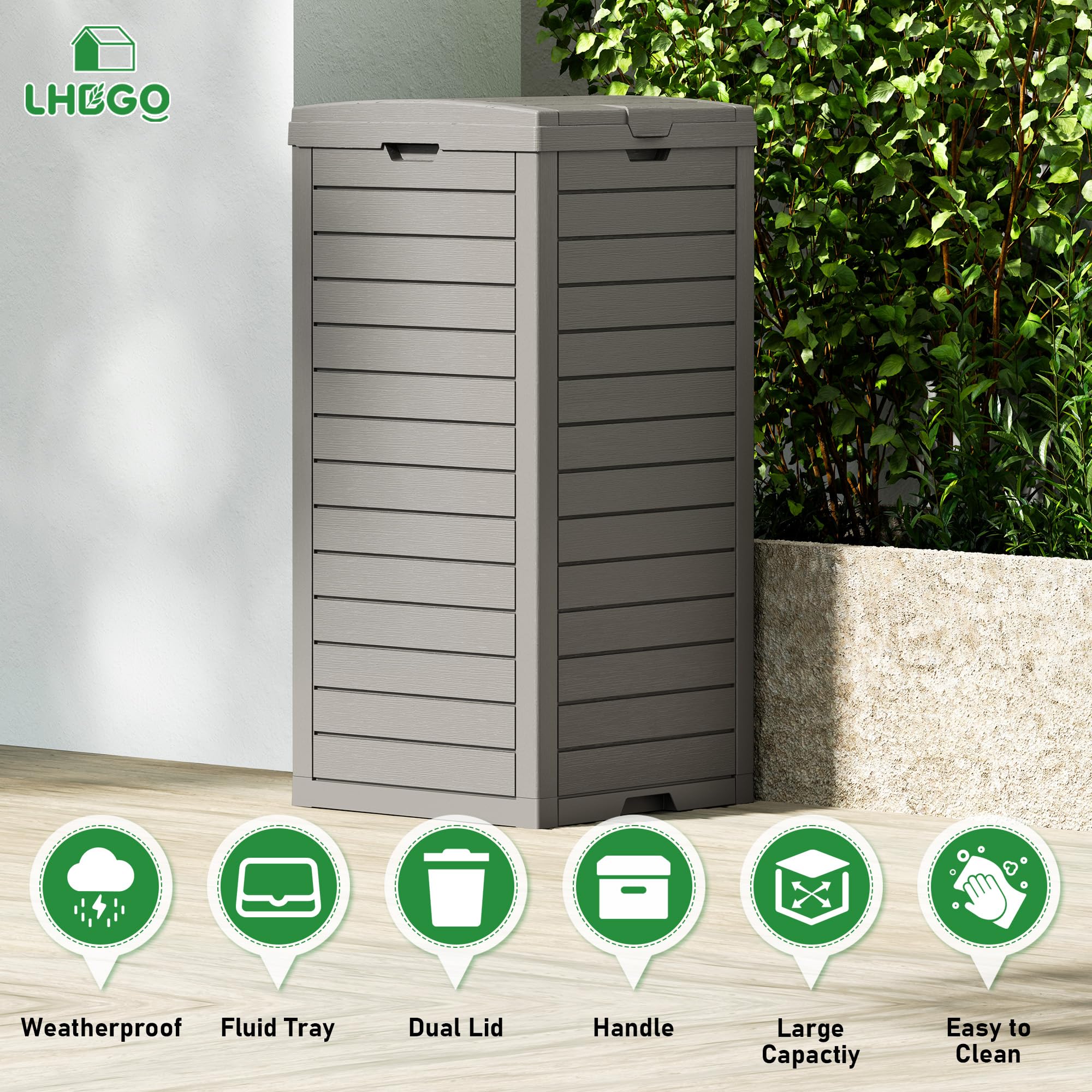 Outdoor Trash Can
