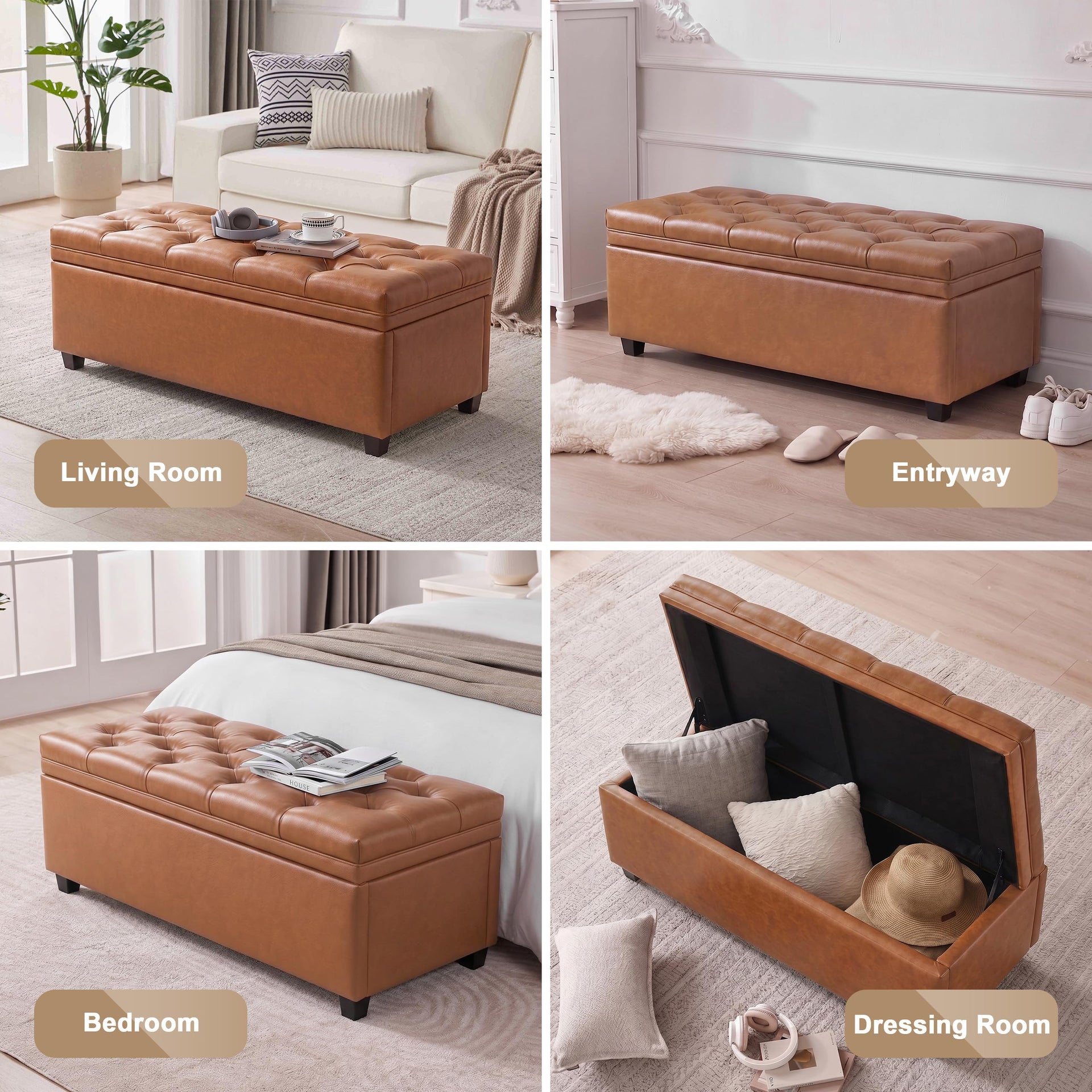 43 Inch Storage Ottoman