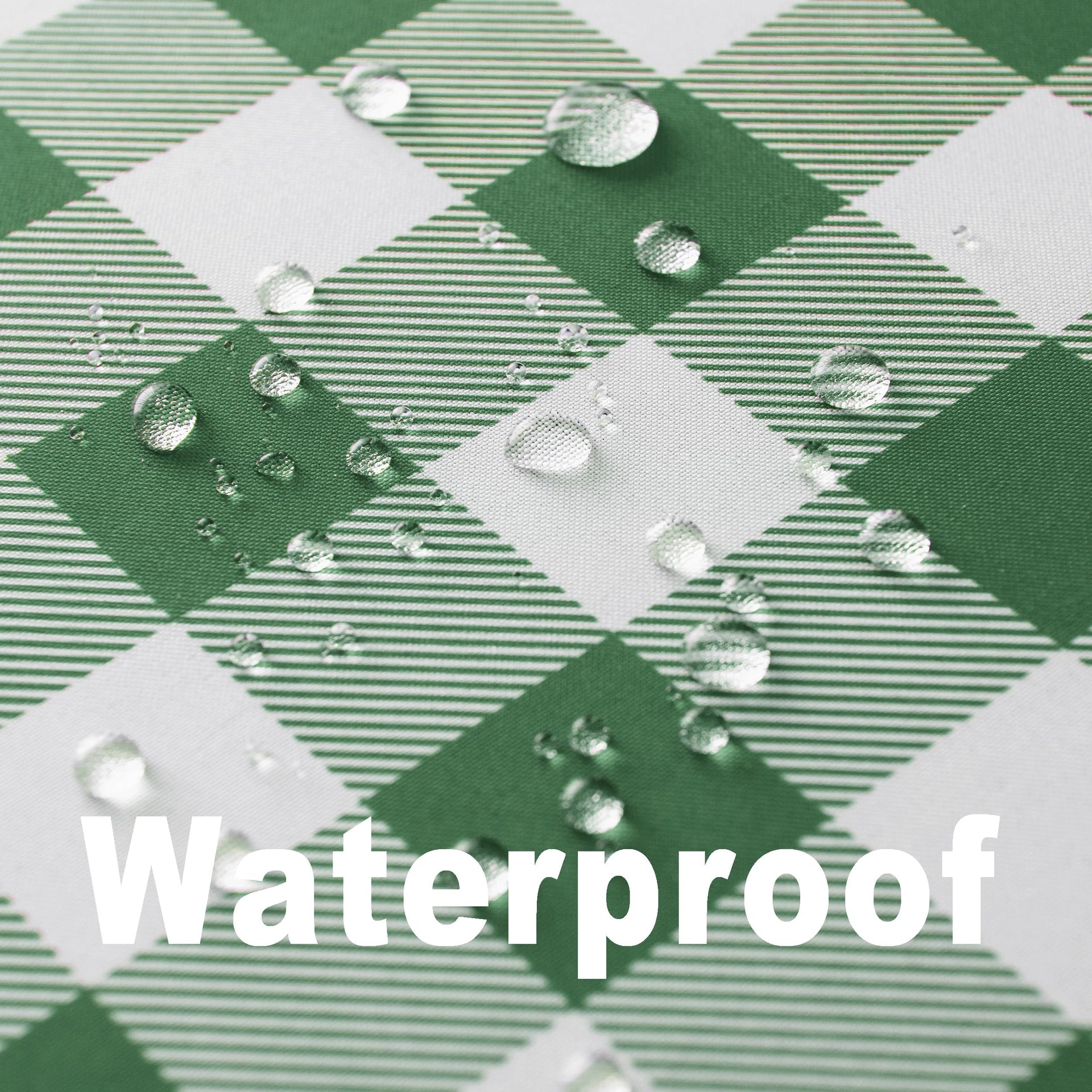Waterproof Plaid Tablecloth Fabric