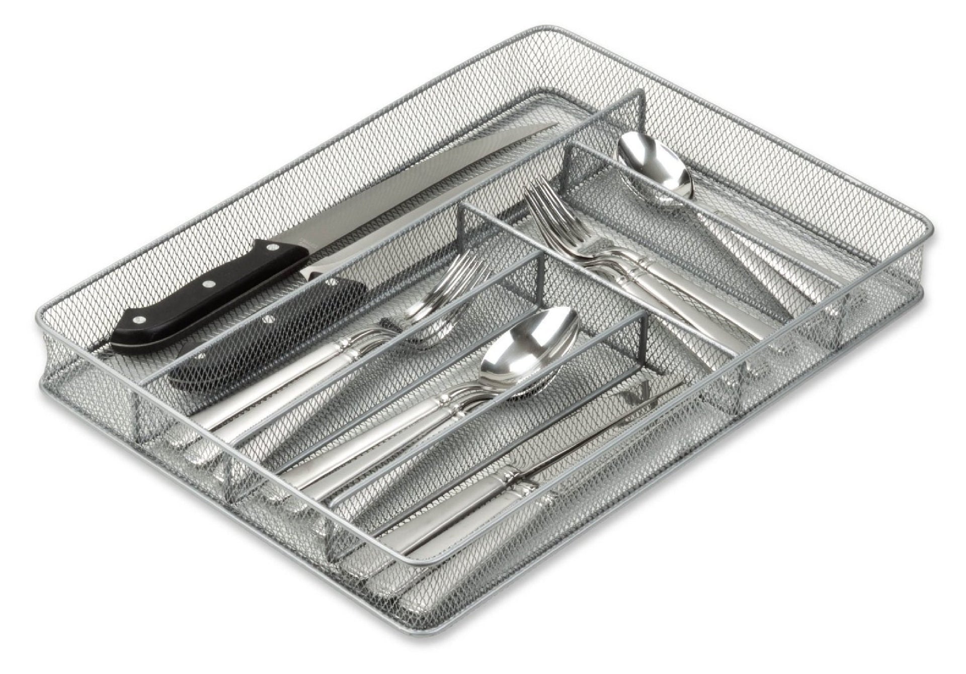 Metal Silverware Organizer for In