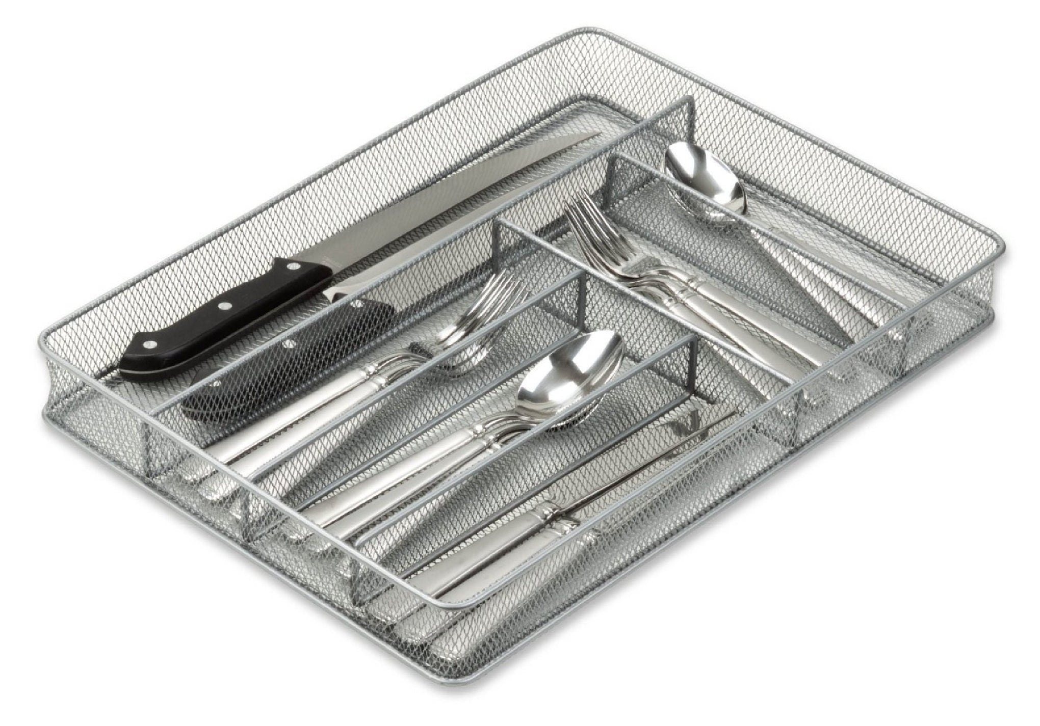 Metal Silverware Organizer for In