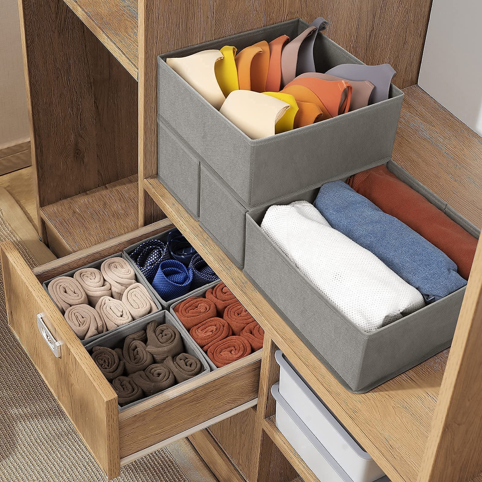 Drawer Organizer Clothes (8 Count)