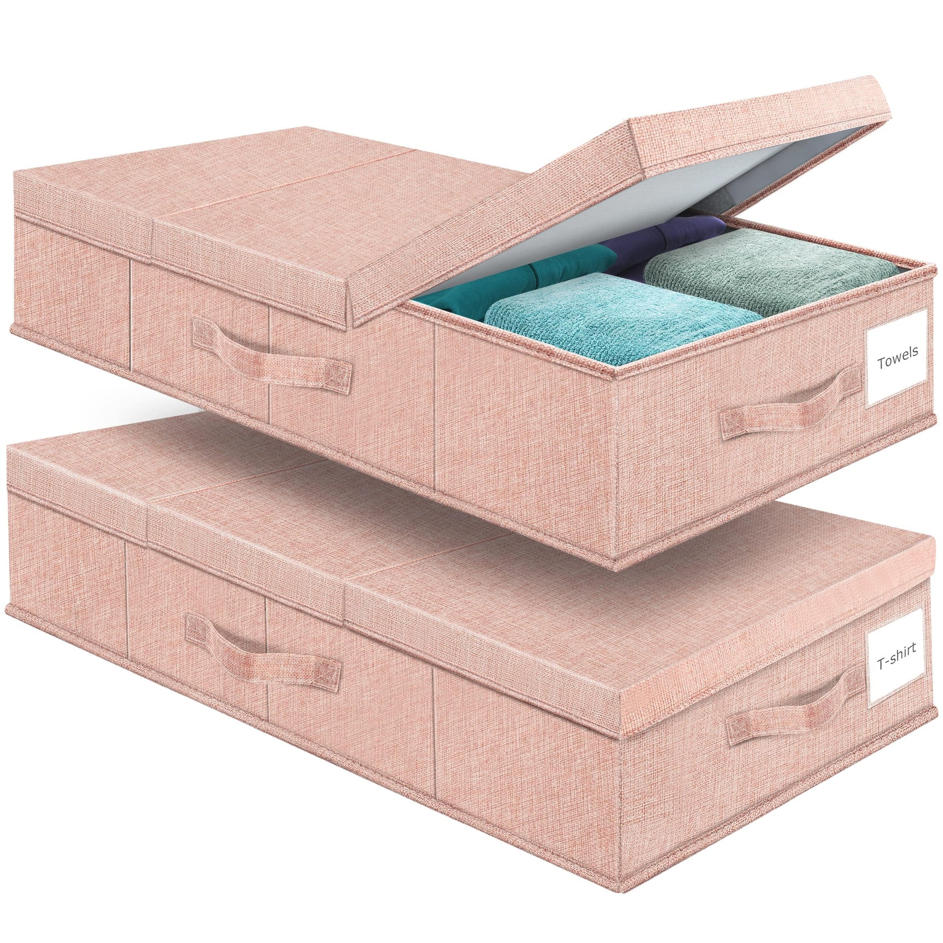 2Pack Large Underbed Storage Containers Bin with Lids