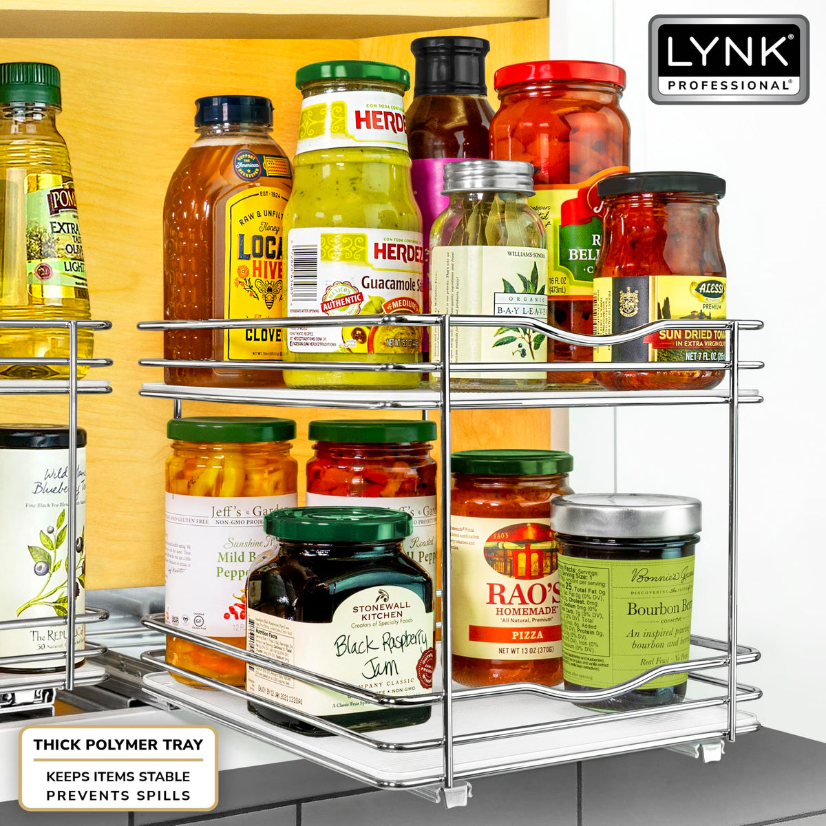 Pull Out Spice Organization for Cabinets