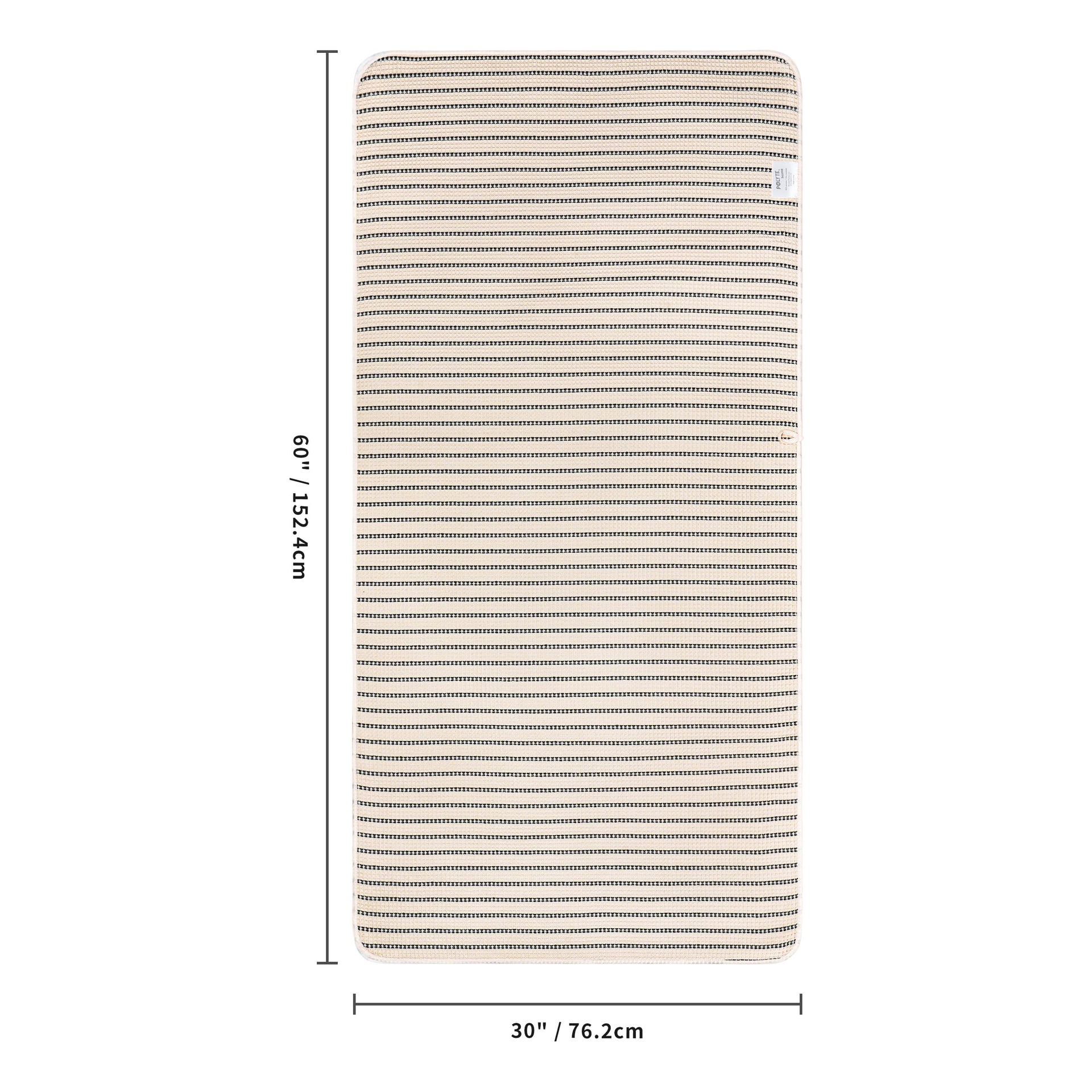 430 GSM Poly Blend Microfiber Quick Dry Waffle Bath Towel (4 Count)