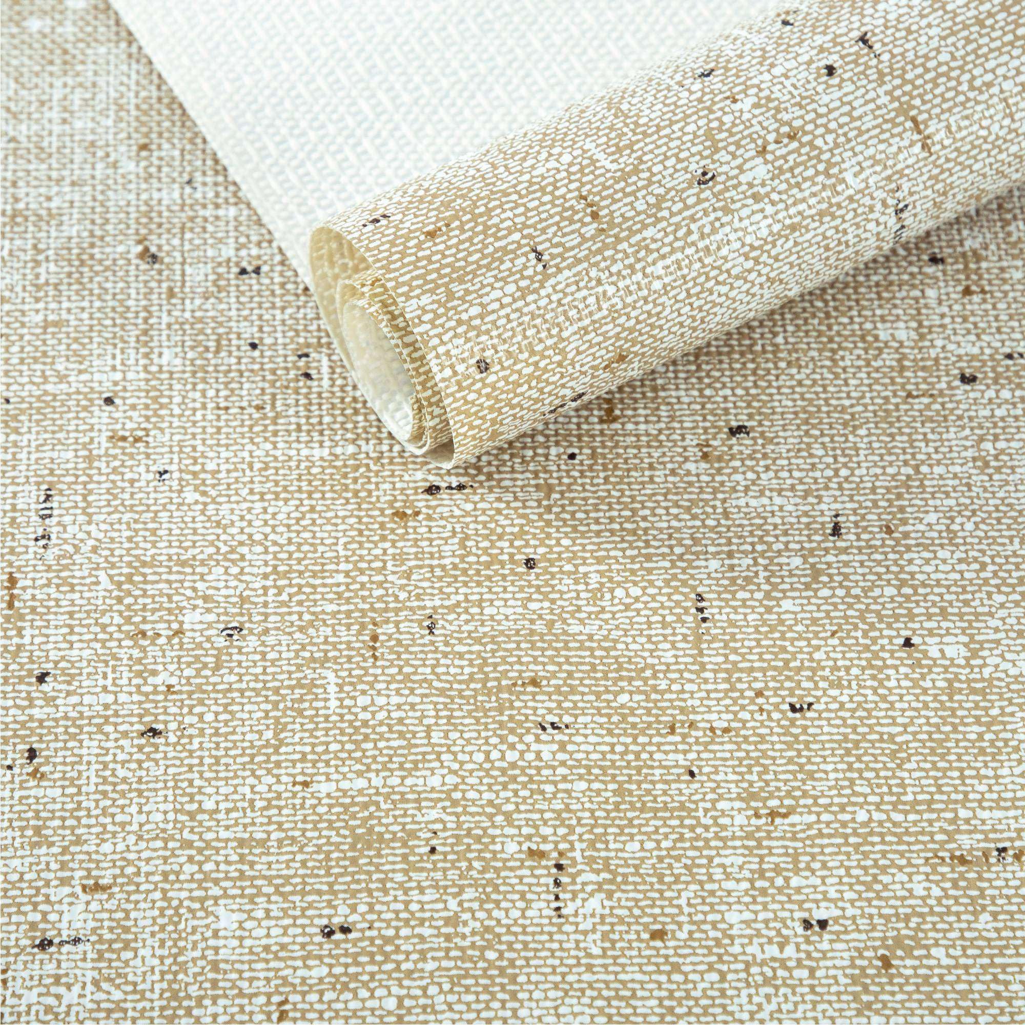 Shelf Liner Non Adhesive 18 Inch x 40 Feet Beige Kitchen Drawer Liner