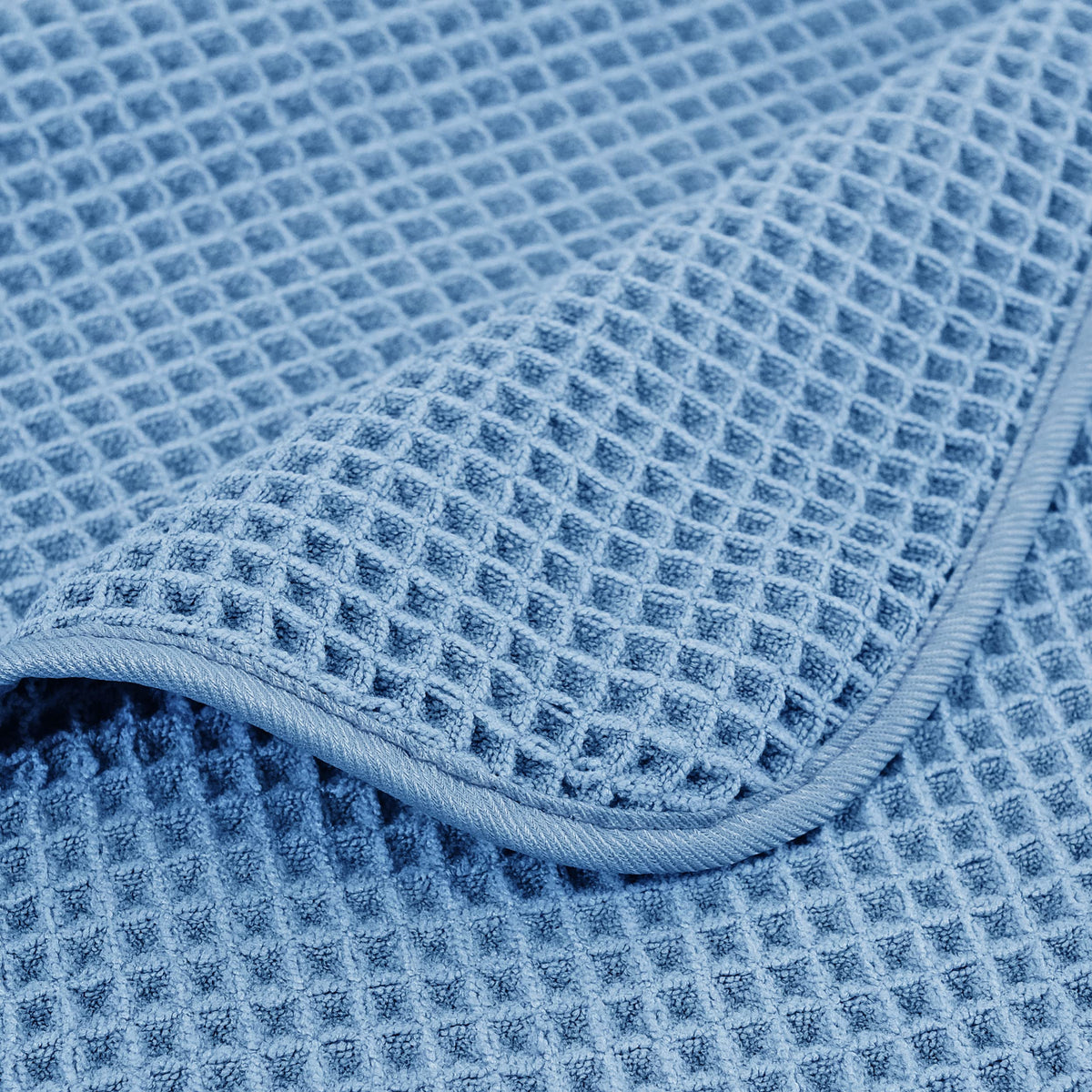 430 GSM Poly Blend Microfiber Quick Dry Waffle Bath Towel (4 Count)