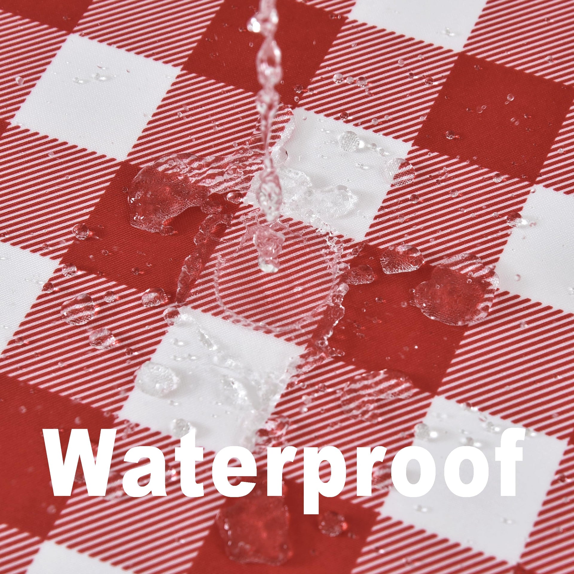 Waterproof Plaid Tablecloth Fabric