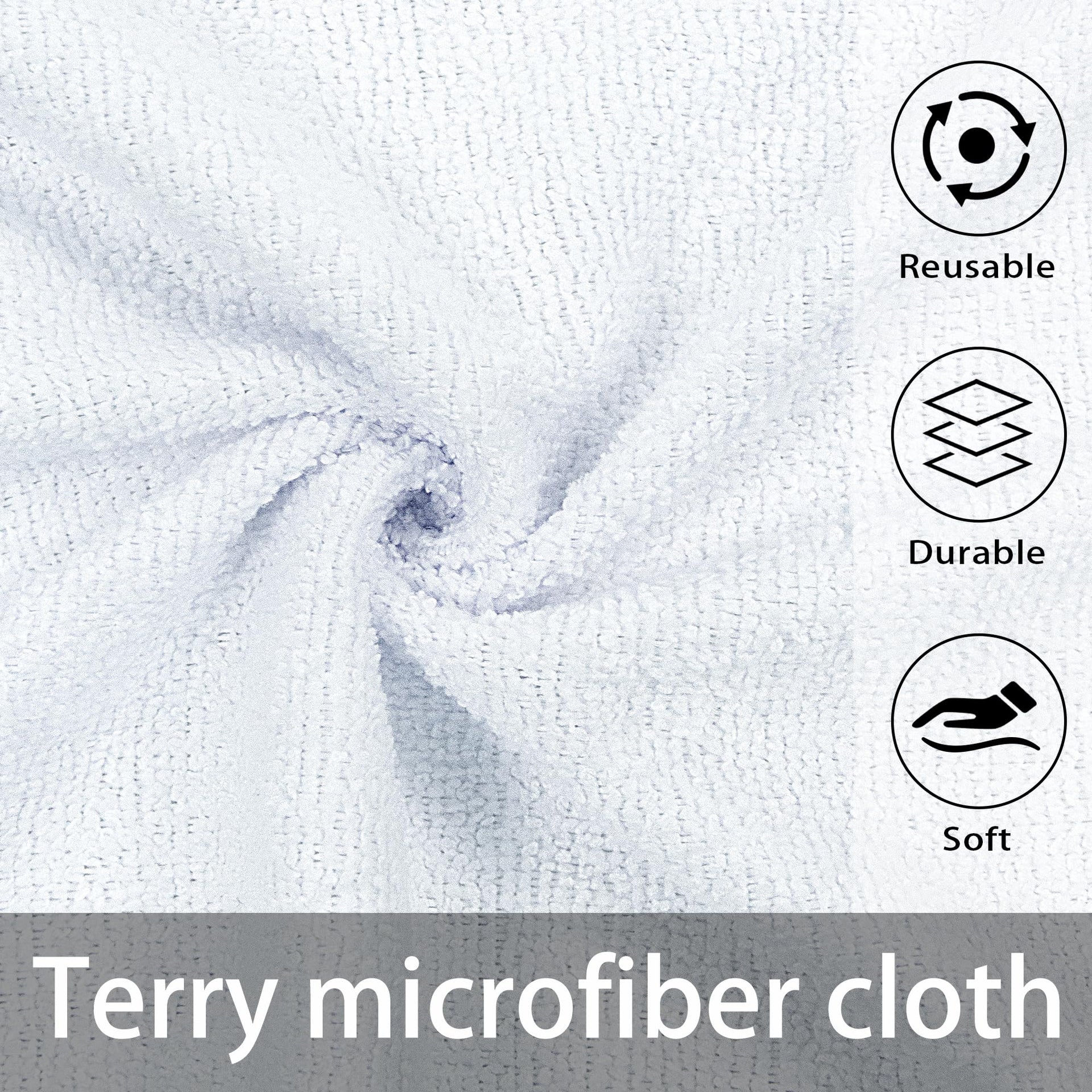 Microfiber Cleaning Cloth Roll (80 Count)