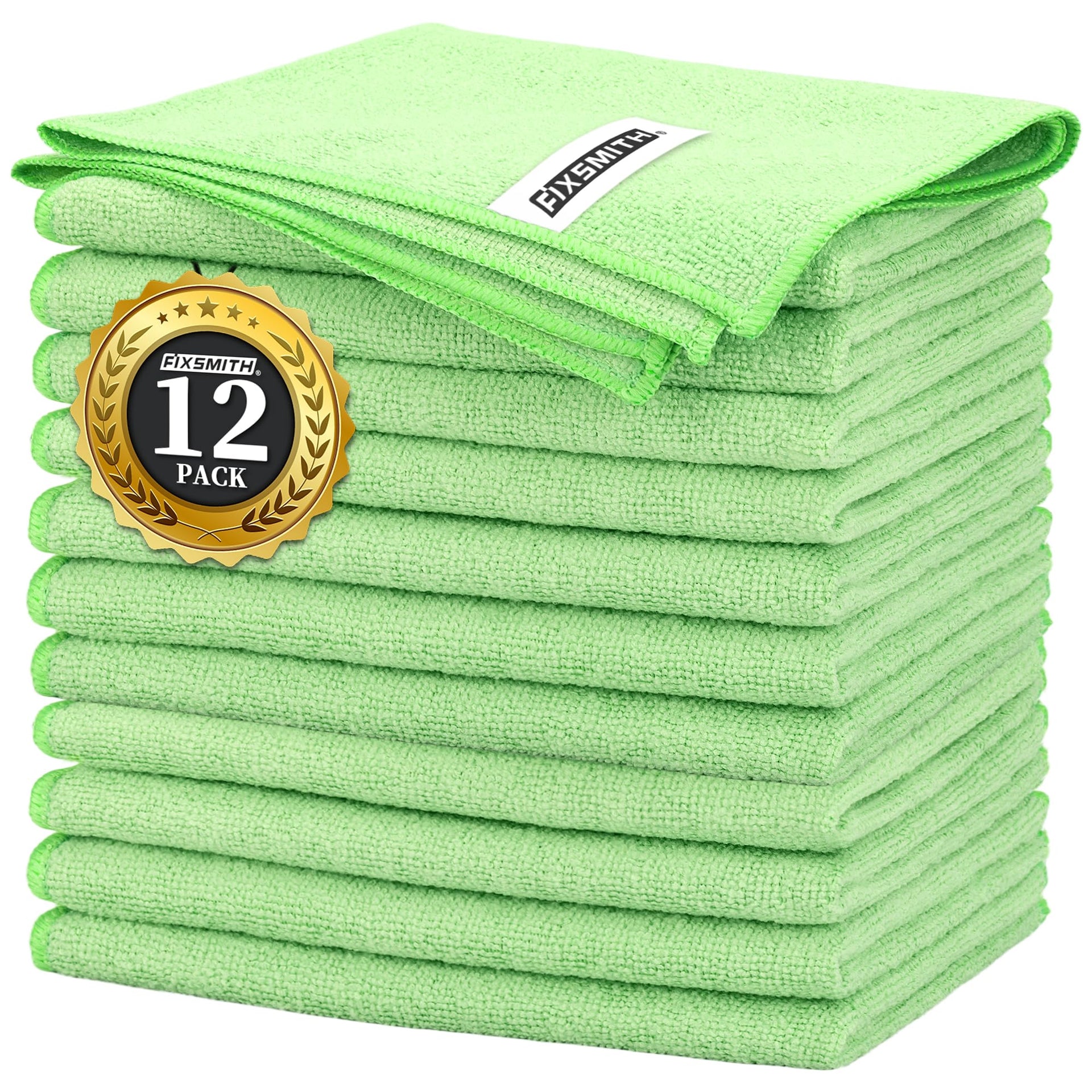 Sage Green Microfiber Cleaning Cloth (12 Count)