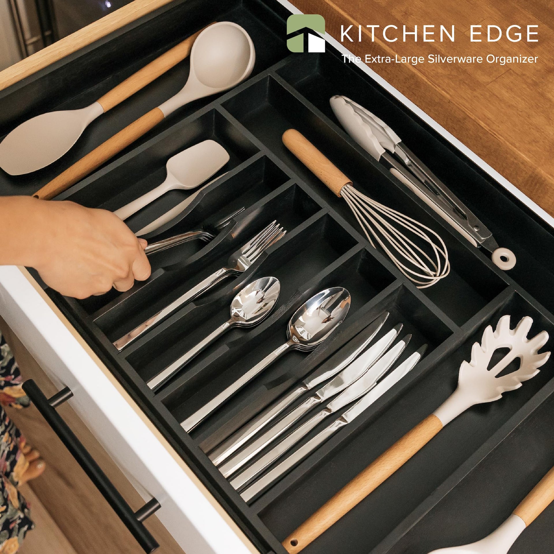 Silverware & Utensil Drawer Organizer