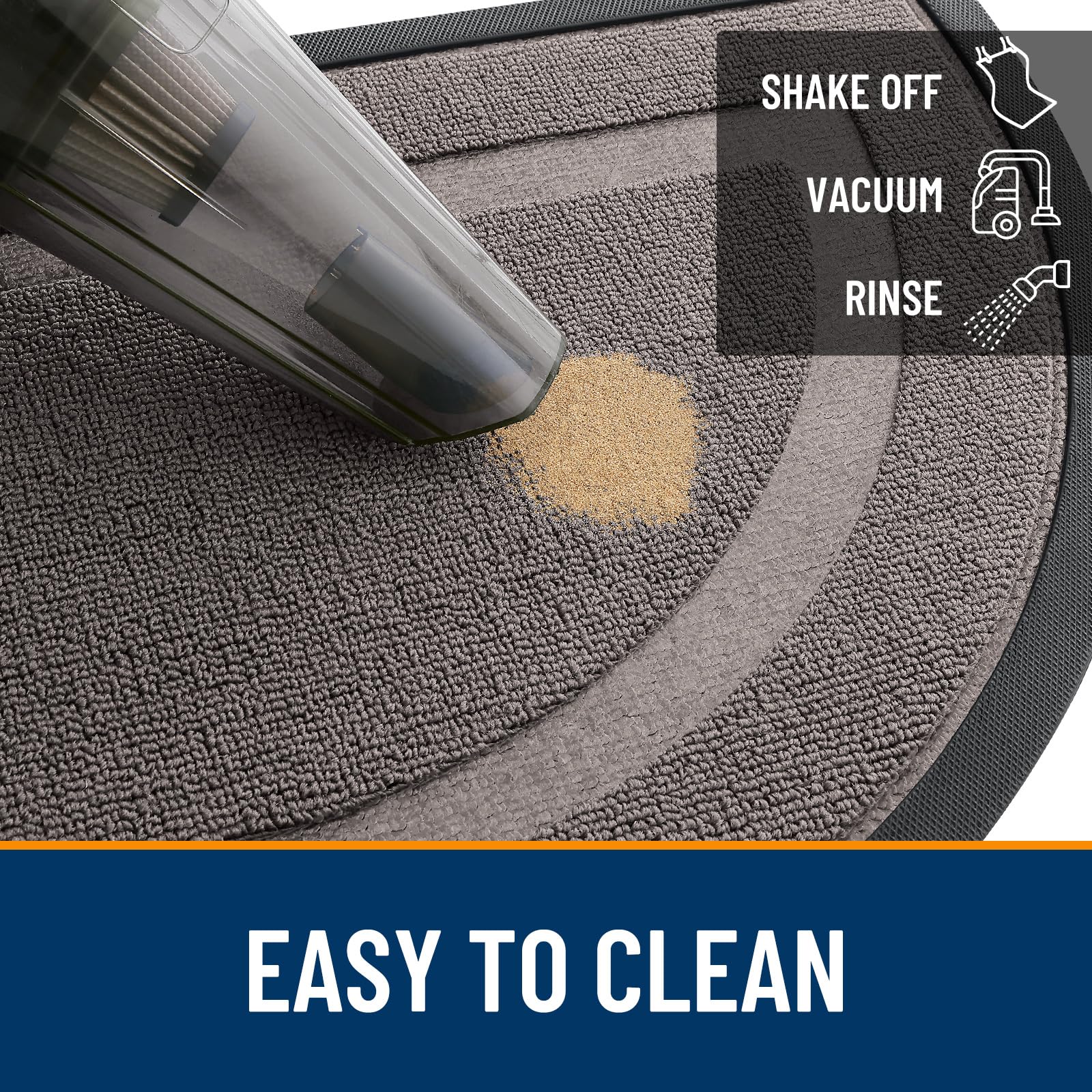 Half Circle Front Door Mat Outside 59x34 All