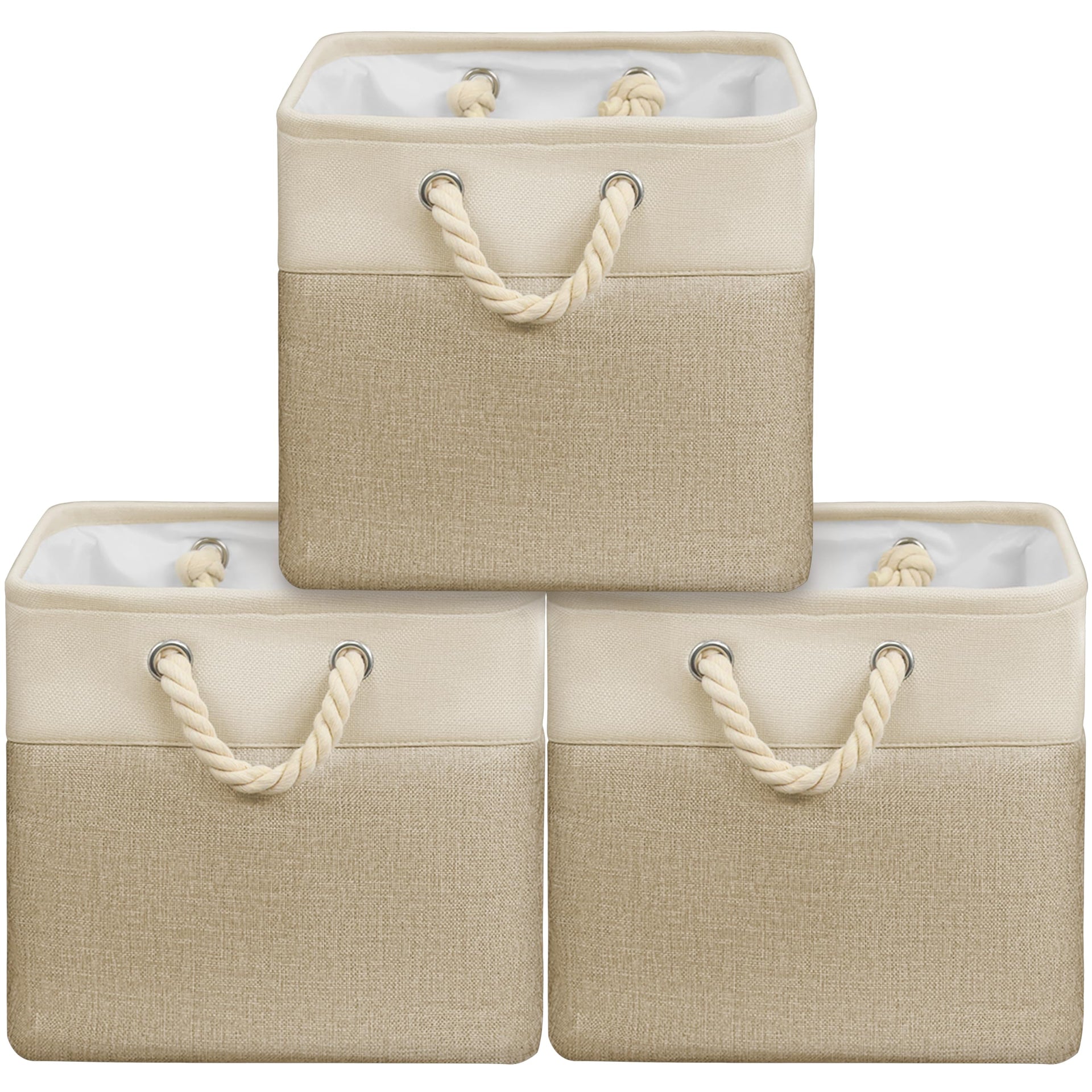 13" x 13" Large Fabric Storage Cubes (3 Count)