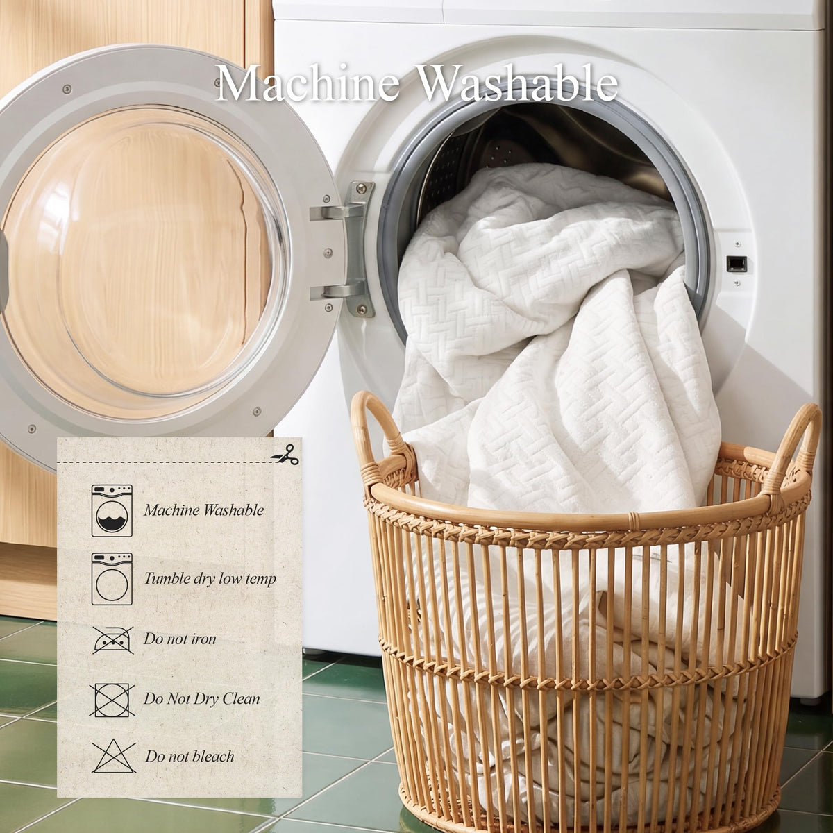 Twin Size Mattress Protector Waterproof Bamboo Rayon