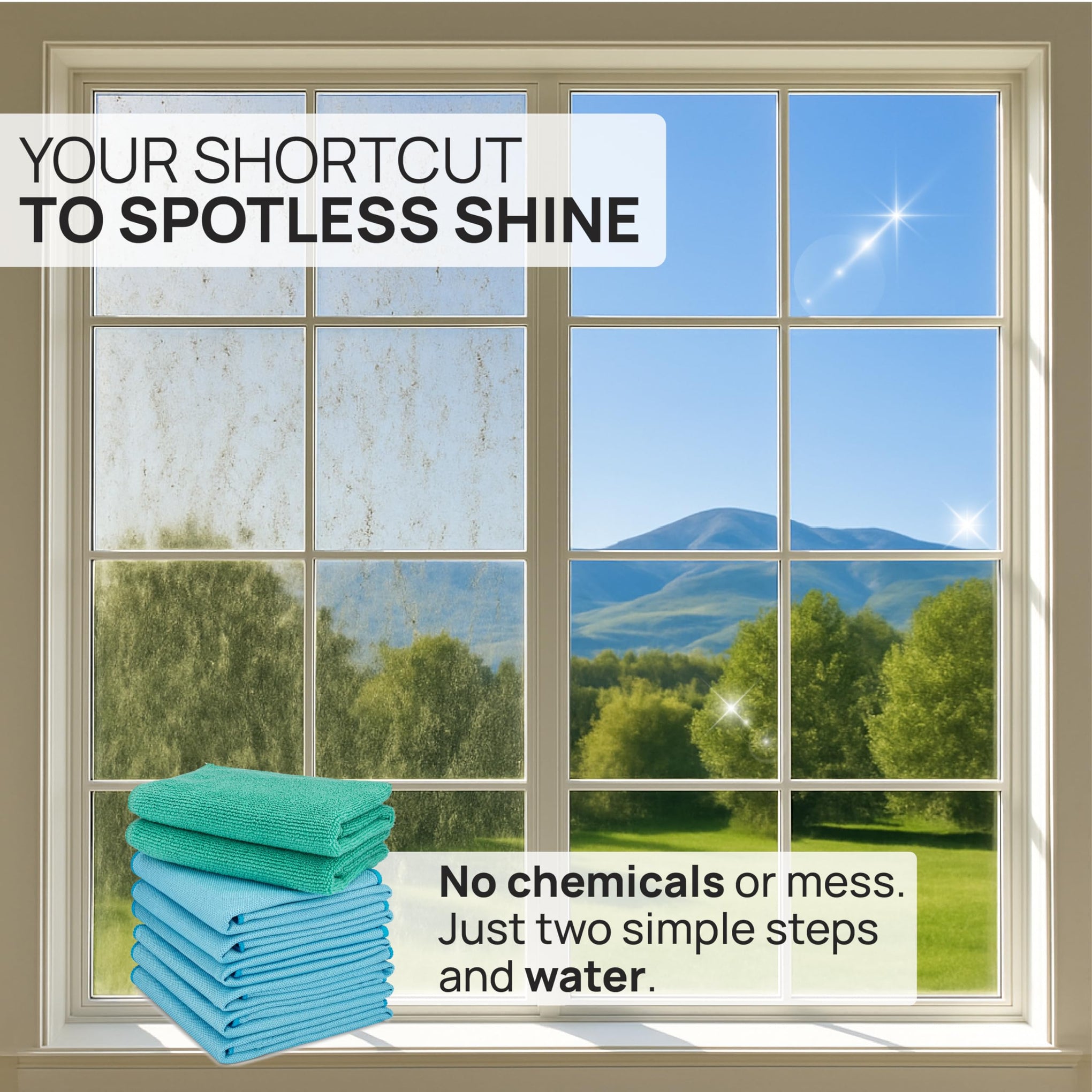 Claro 2 Step Glass Cleaning Cloth 8