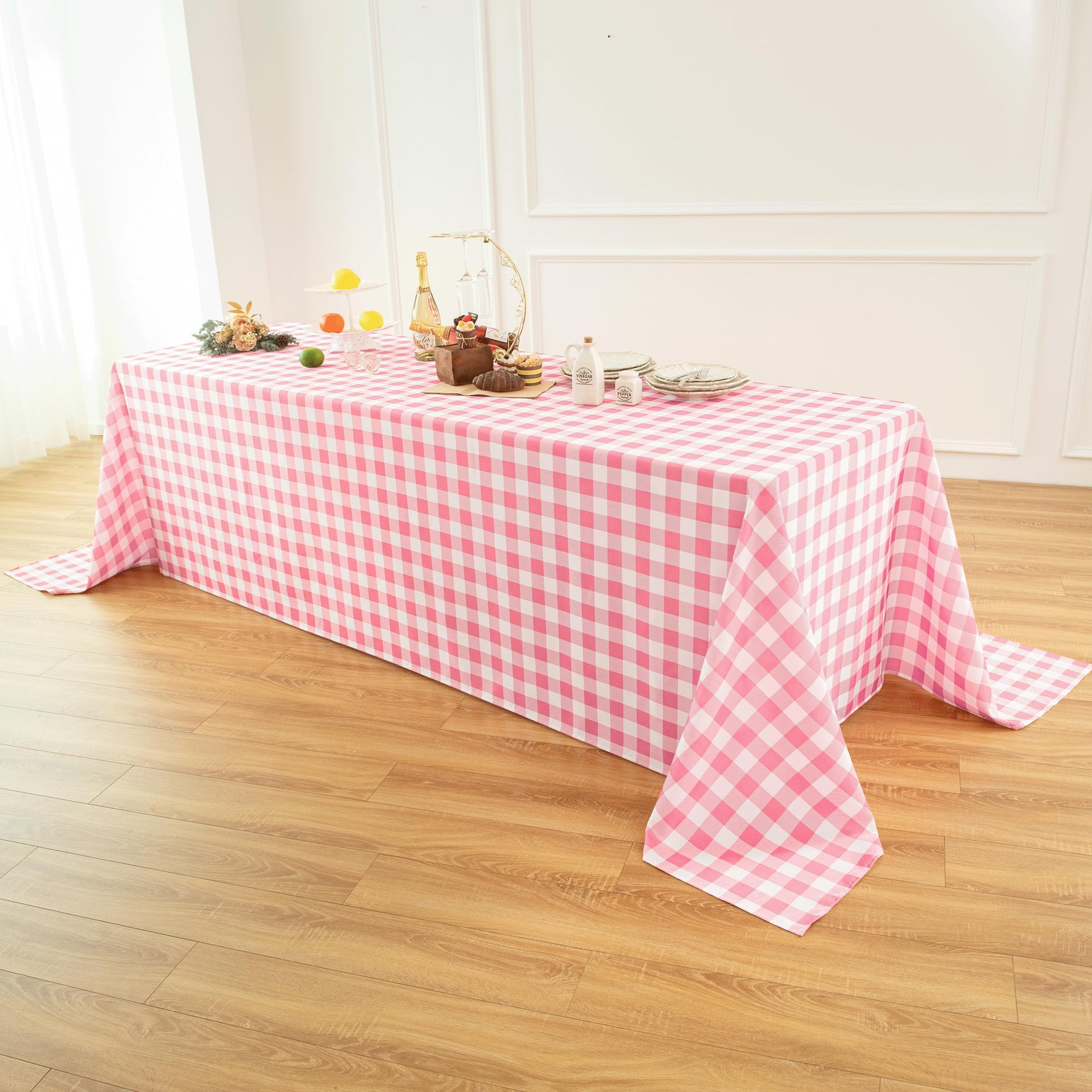 Classic Gingham Buffalo Tablecloth Fabric