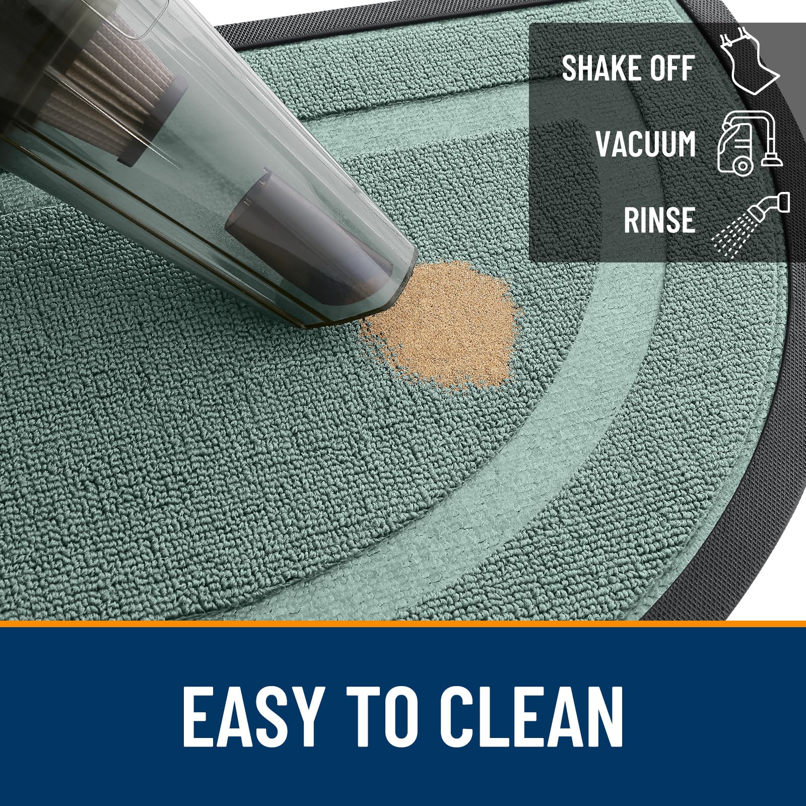 Half Circle Front Door Mat Outside 47x23 All